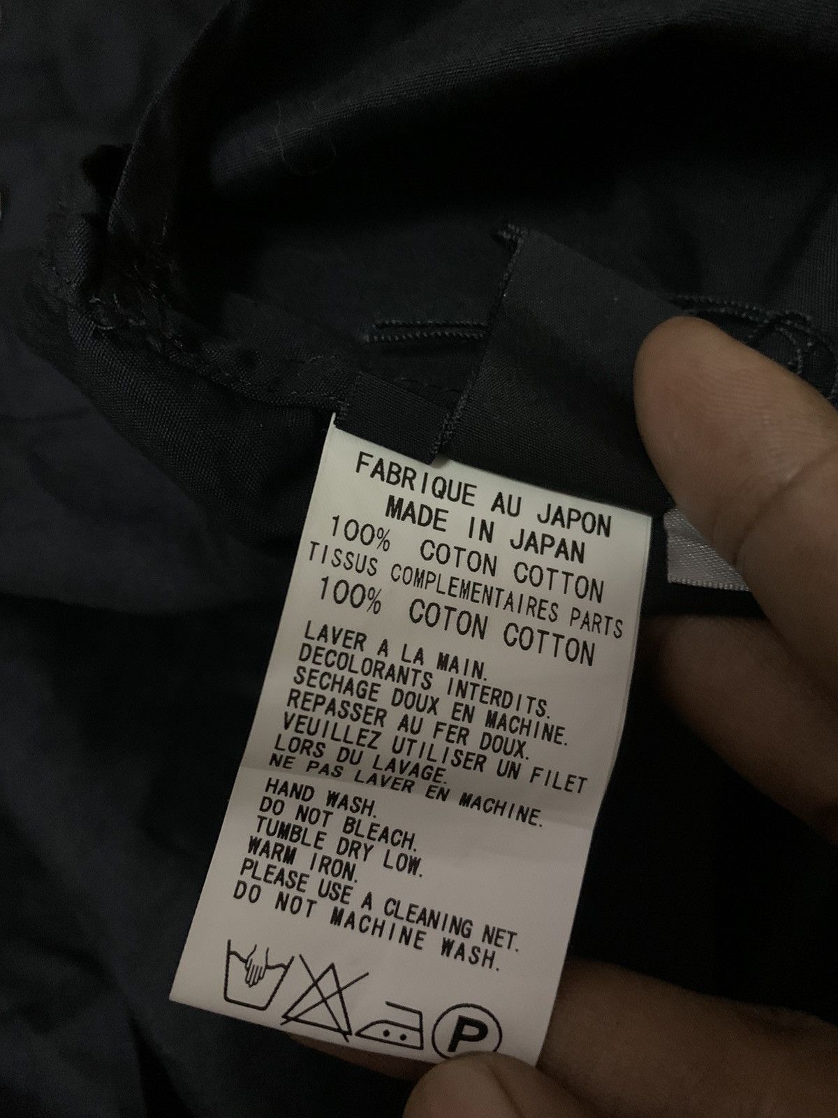 Yohji Yamamoto 💥Final💥Yohji Yamamoto Super Black Polo T Shirt Size M / US 6-8 / IT 42-44 - 9 Thumbnail