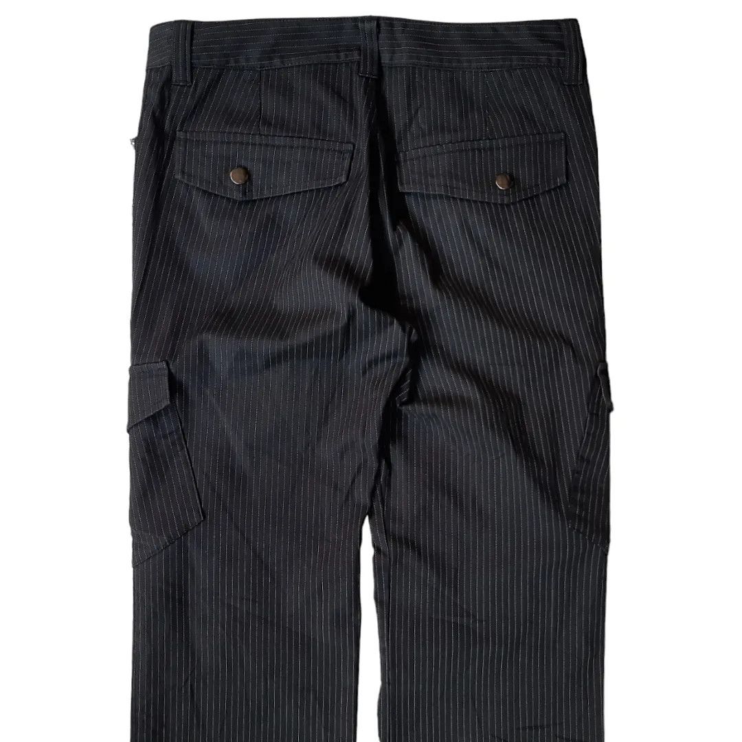 Ekam × Tornado Mart × semanticdesign Semantic Design Cargo Pin Strip Pants Size US 30 / EU 46 - 4 Thumbnail