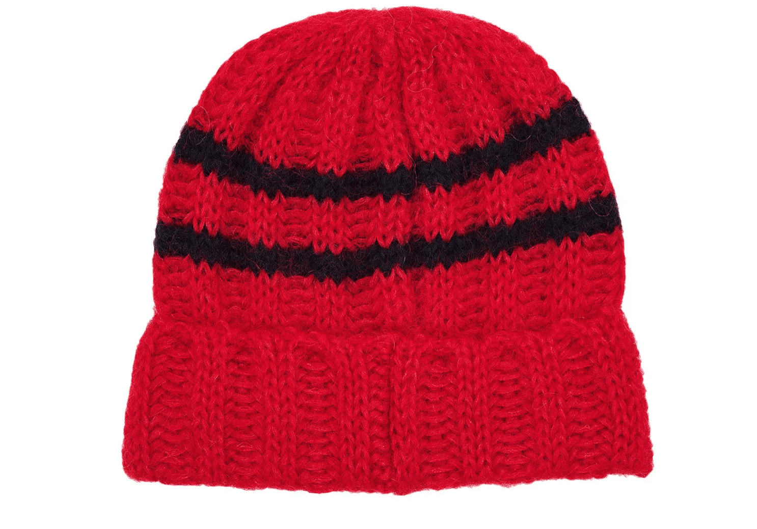 Supreme Supreme Brushed Stripe Beanie Red size adjustable Size ONE SIZE - 2 Thumbnail