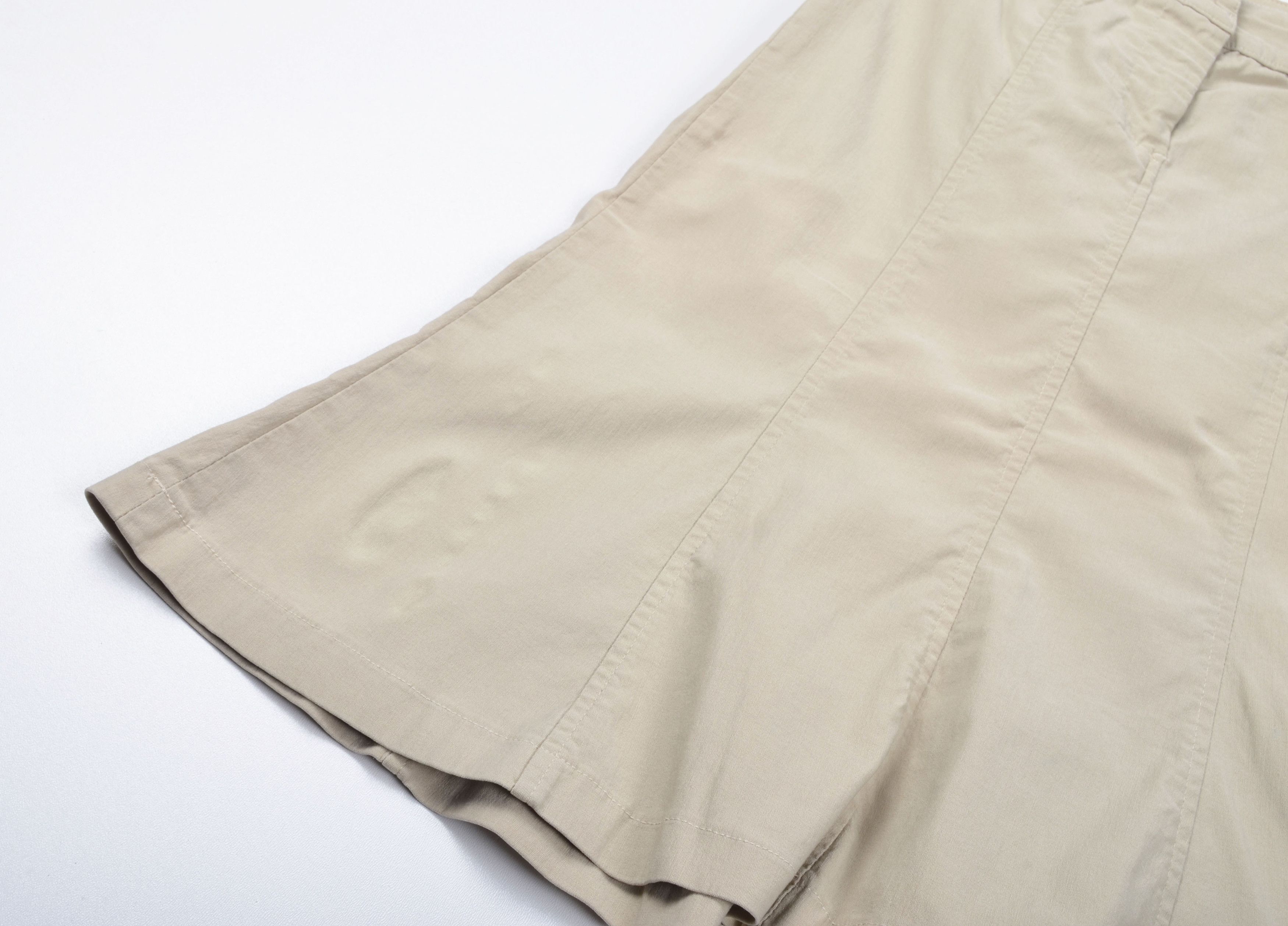 Miss Sixty Vintage Miss Sixty Y2K Beige Bodycon Knee Length Skirt Size 24" / US 00 / IT 34 - 7 Thumbnail