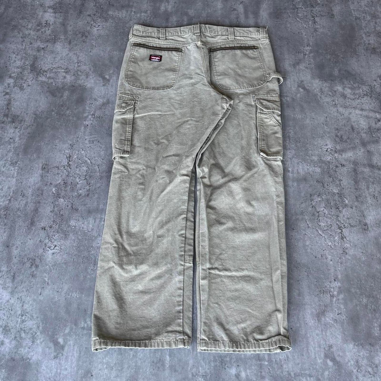 Carhartt × Vintage × Wrangler Vintage Y2K Carhartt Style Double Knee Carpenter Skate Pants Size US 38 / EU 54 - 2 Thumbnail