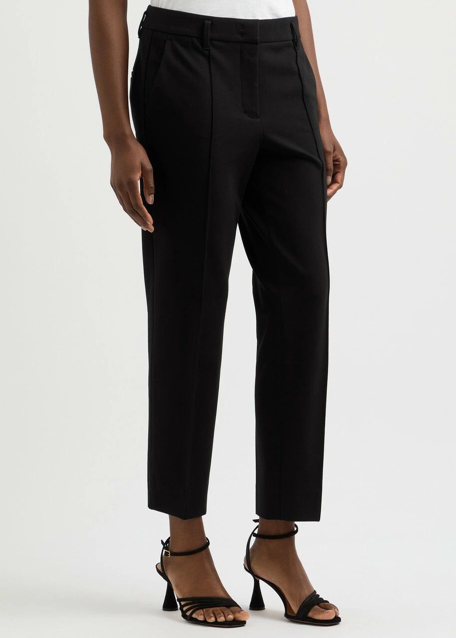DOROTHEE SCHUMACHER Dorothee Schumacher Slim-leg Stretch-jersey Trousers Black Size 26" / US 2 / IT 38 - 1 Thumbnail