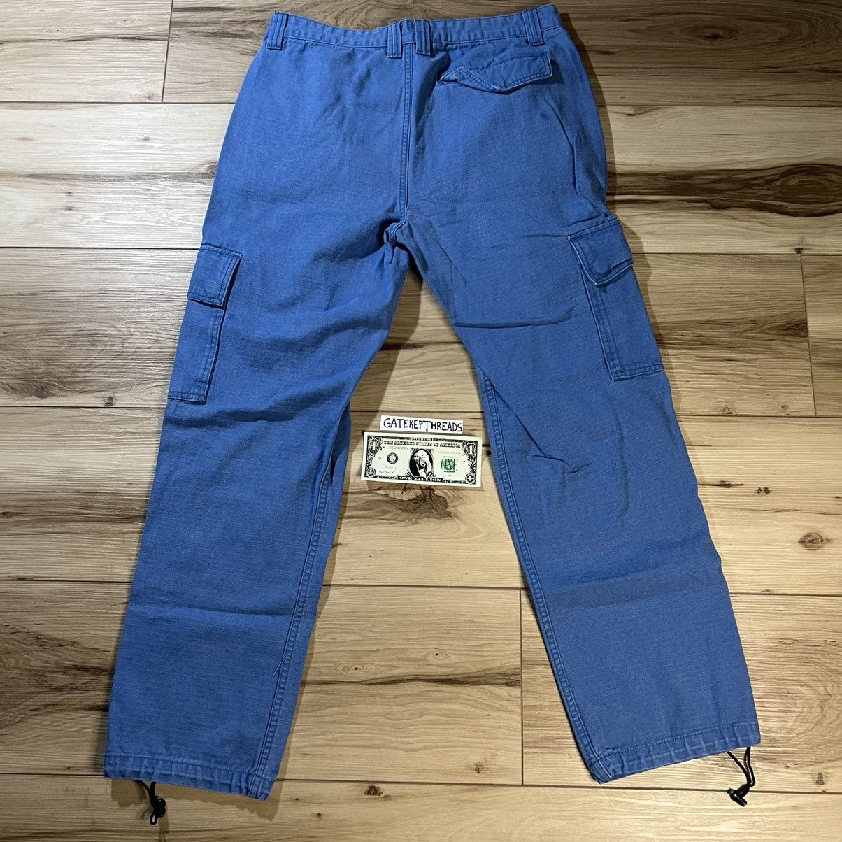 Guess × J Balvin Guess J Balvin Cargo Pants Blue Ripstop 2020 Rainbow Logo Size US 33 - 8 Thumbnail