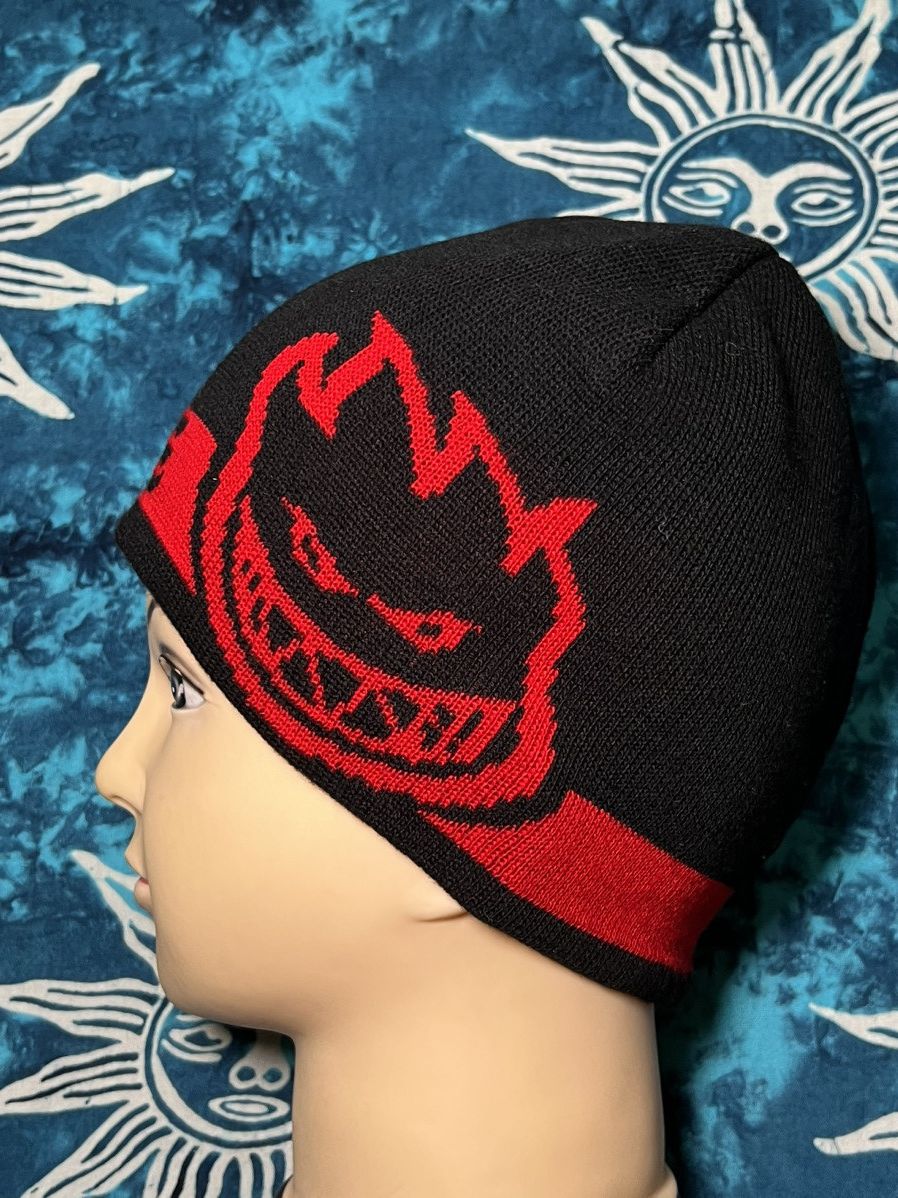 Spitfire Vintage Spitfire🔥 Reversible Skater Beanie Hat Big Logo Size ONE SIZE - 22 Thumbnail