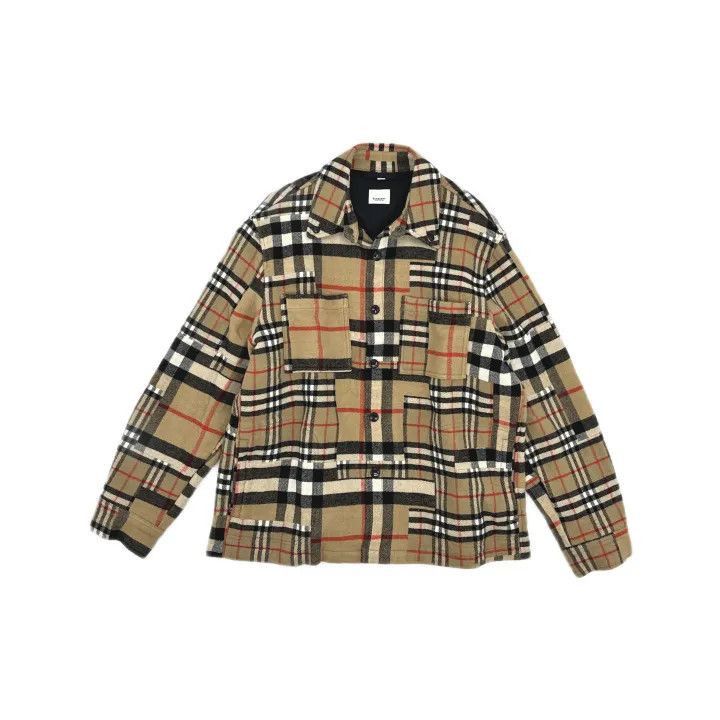 Burberry Burberry Burberry SS22 Plaid Wool Long Sleeve Shirt-2507 Size US L / EU 52-54 / 3 - 2 Thumbnail