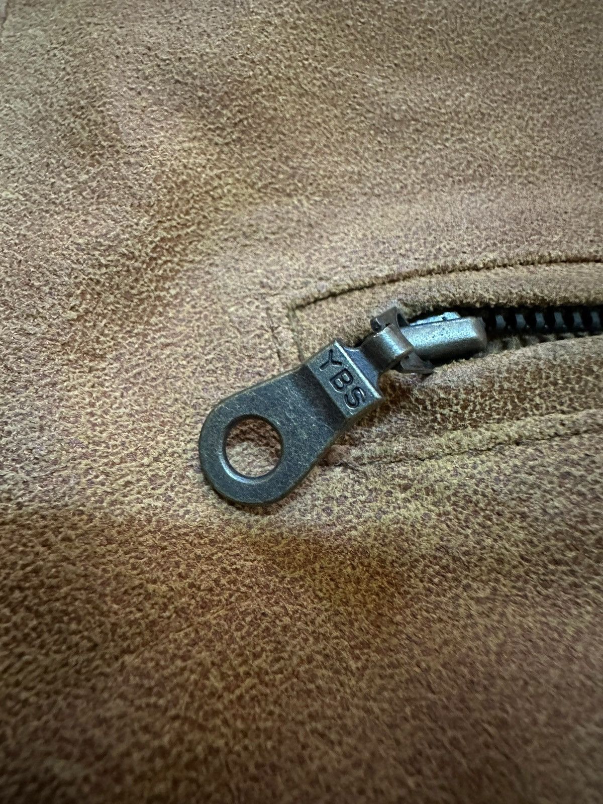 Genuine Leather Vintage Canon Street Suede Leather Cowhide Western Workwear Size 44R - 8 Thumbnail
