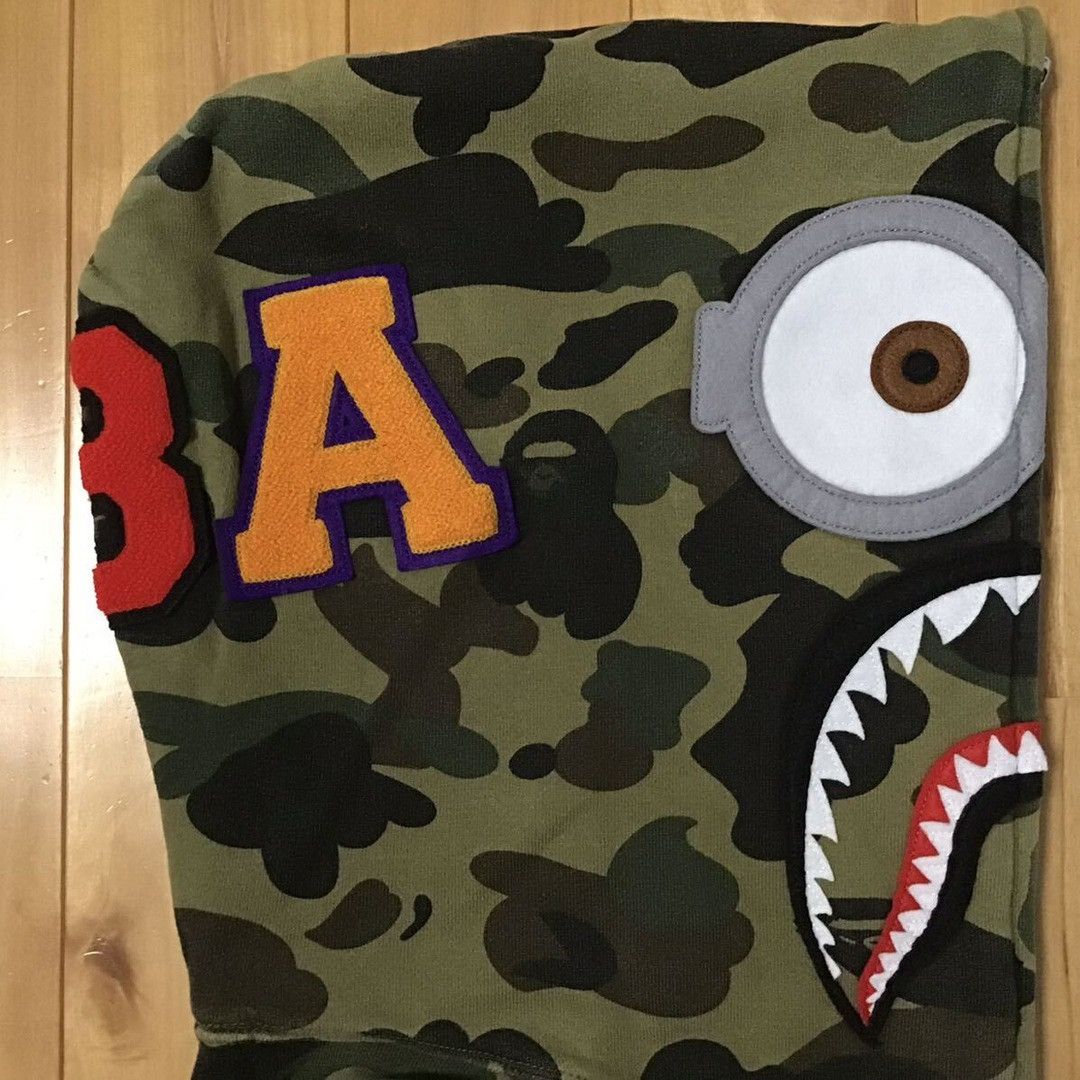 Bape BAPE × Minions Shark full zip Hoodie 1st camo a bathing ape Size US M / EU 48-50 / 2 - 4 Thumbnail