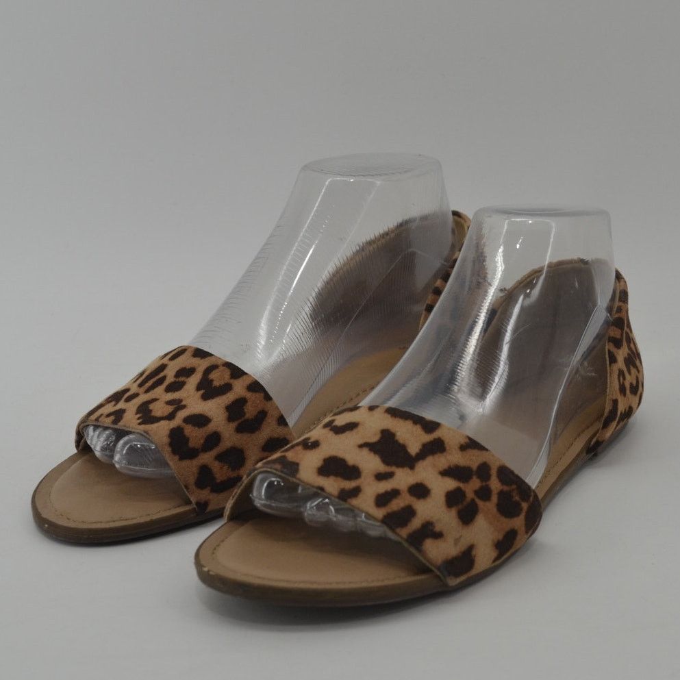 Other A New Day Leopard Print Women's Sandals Size 8 Brown Black Size US 8 / IT 38 - 12 Thumbnail