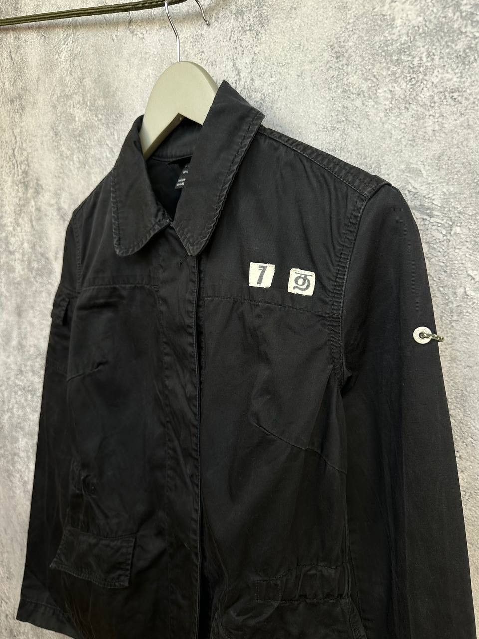 Diesel Diesel Y2K Utility Safari Jacket Shirt Black Cotton Military Size M / US 6-8 / IT 42-44 - 5 Thumbnail