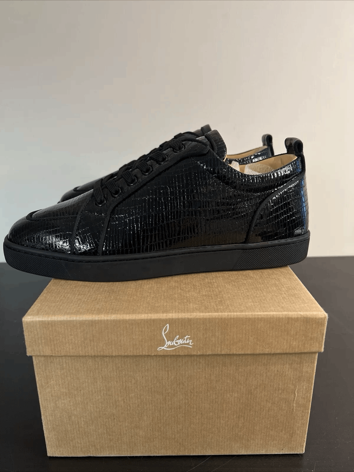 Christian Louboutin Christian Louboutin Louis Junior Spikes Reptile Alligator Size US 10 / EU 43 - 2 Thumbnail
