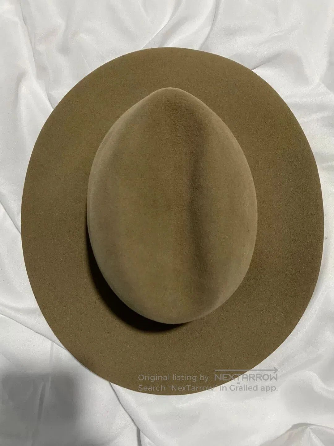 Hedi Slimane Saint Laurent Wide-Brim Rabbit Fur Hat. Size ONE SIZE - 3 Thumbnail
