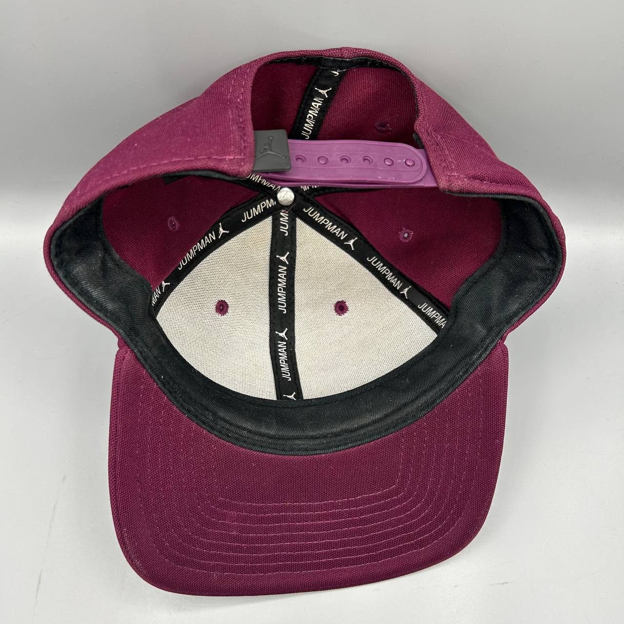 Jordan Brand Air Jordan Hat Men Maroon Embroidered Jumpman Snap Back Cap Size ONE SIZE - 2 Thumbnail