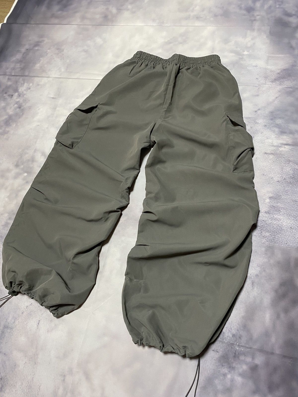 Japanese Brand × Vintage Parachute Grey Pants Baggy Size US 38 / EU 54 - 9 Thumbnail