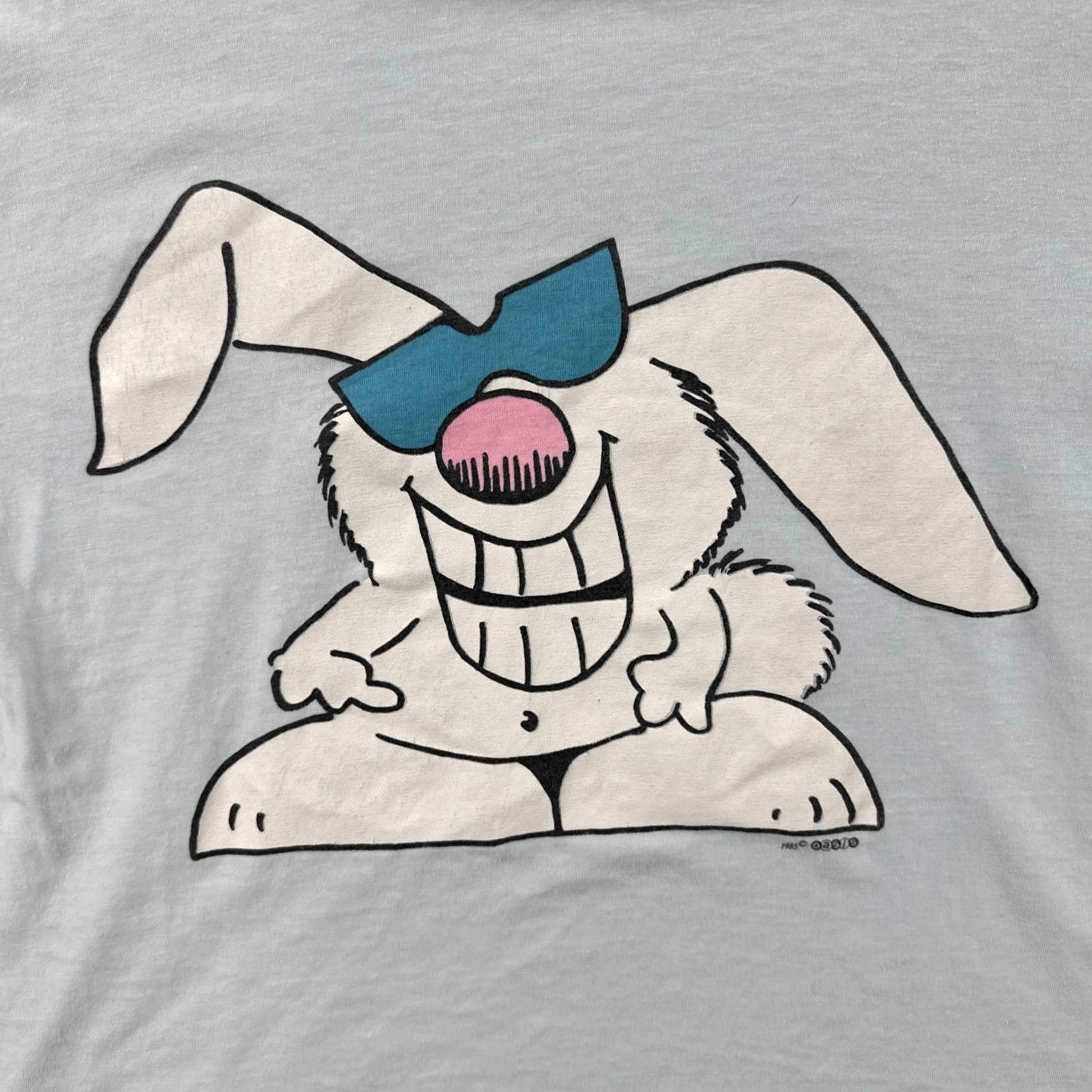 Vintage VINTAGE The Zoo Crew Women’s Small 1985 Made In USA T Shirt Cartoon Bunny Print Blue 80s Hipster Womens S Size S / US 4 / IT 40 - 6 Thumbnail