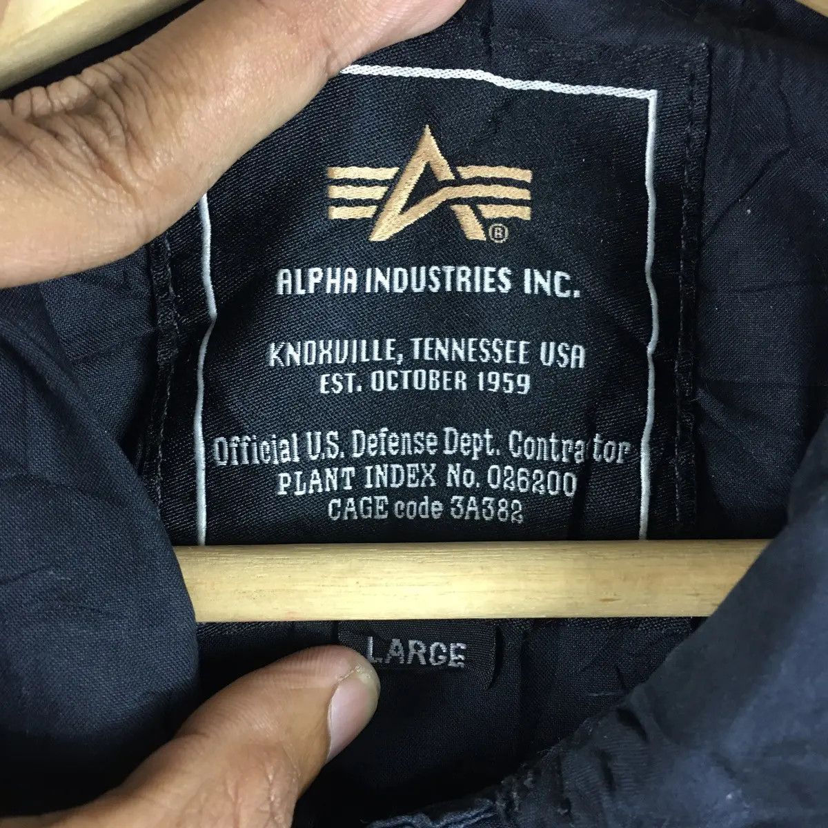 Alpha Industries Vtg ALPHA INDUSTRIES USA Bomber Flight Jacket Parka Trench Size US L / EU 52-54 / 3 - 3 Thumbnail