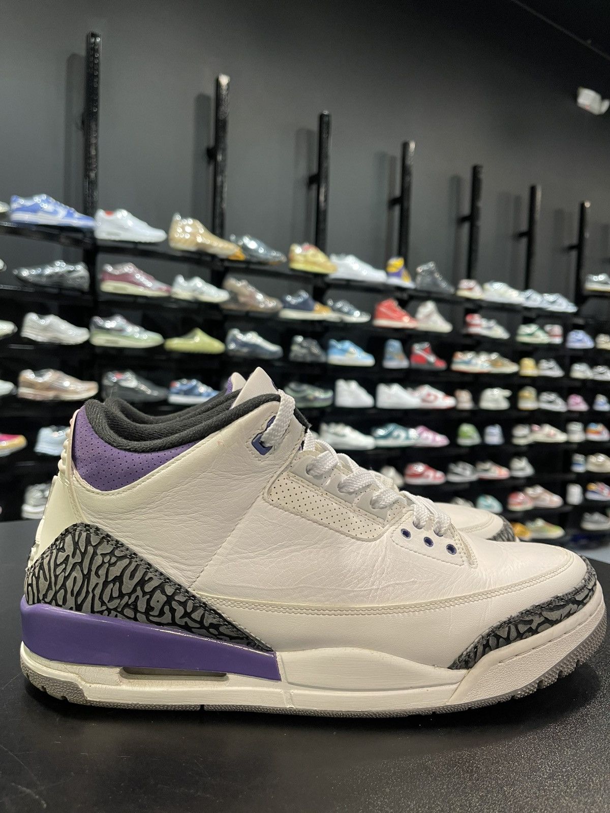 Jordan Brand Size 13 - Jordan 3 Retro Dark Iris Purple Size US 13 / EU 46 - 3 Thumbnail
