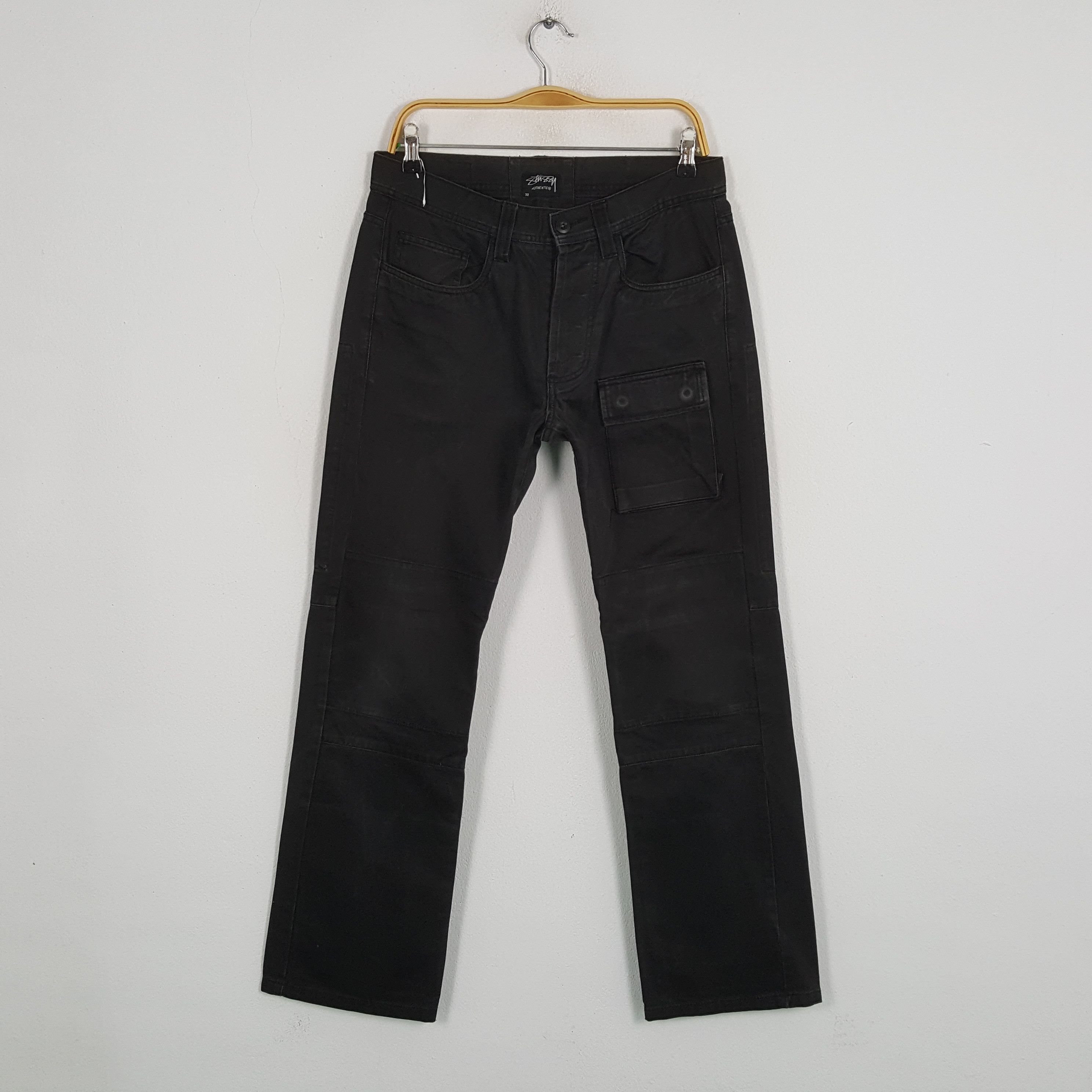 Stussy × Vintage Vintage STUSSY Streetwear Skateboard Style Custom Logo Pant Size US 31 - 4 Thumbnail