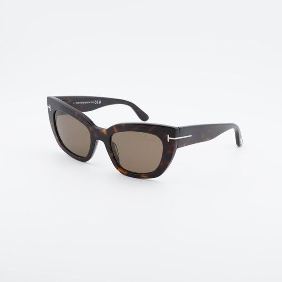 Tom Ford Tom Ford Athena FT1190 52H Sunglasses Havana Cat Eye Frame Size ONE SIZE - 7 Thumbnail