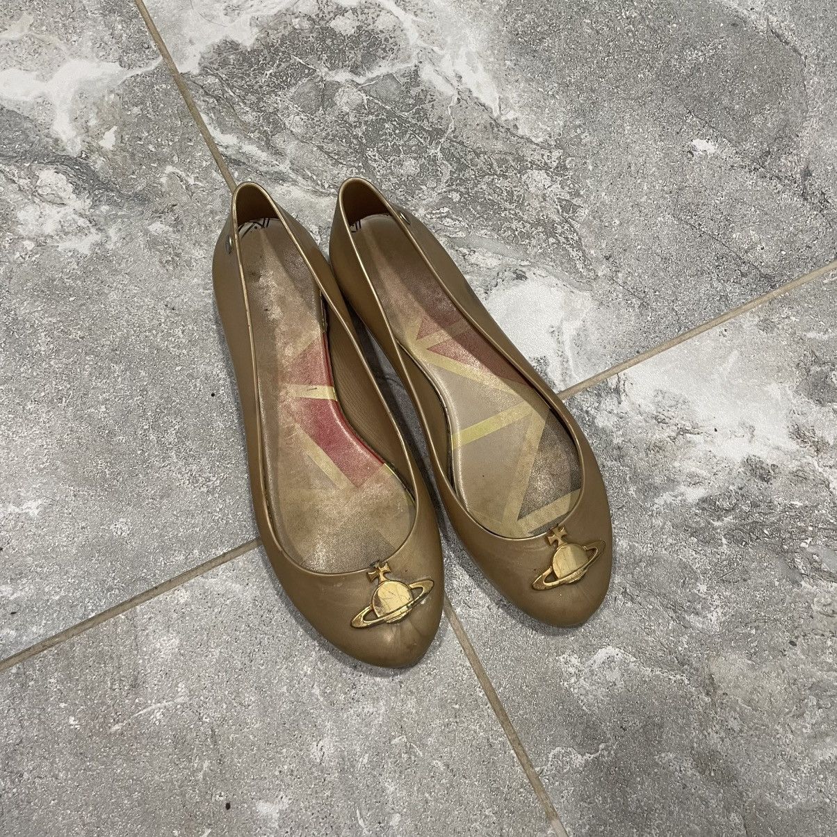 Japanese Brand × Vivienne Westwood 25,5 cm Vivienne Westwood x Melissa Flats slip old ballet Size US 9.5 / IT 39.5 - 1 Thumbnail
