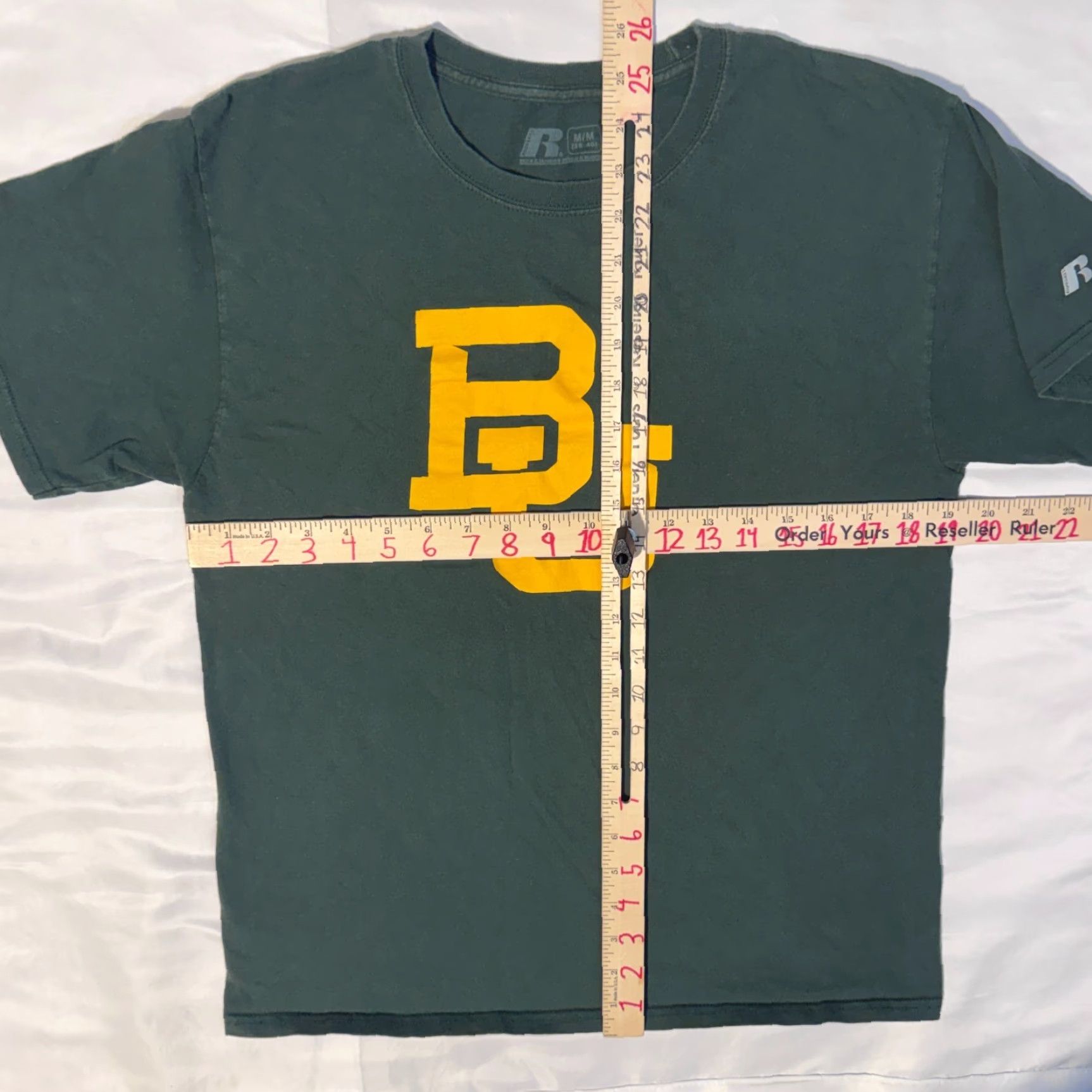 Russell Athletic Russell Athletic Baylor University Texas College Football Forrest Green Tshirt M Shirt Unisex Adults Green Logo College Short Sleeve Regular Size US M / EU 48-50 / 2 - 5 Thumbnail