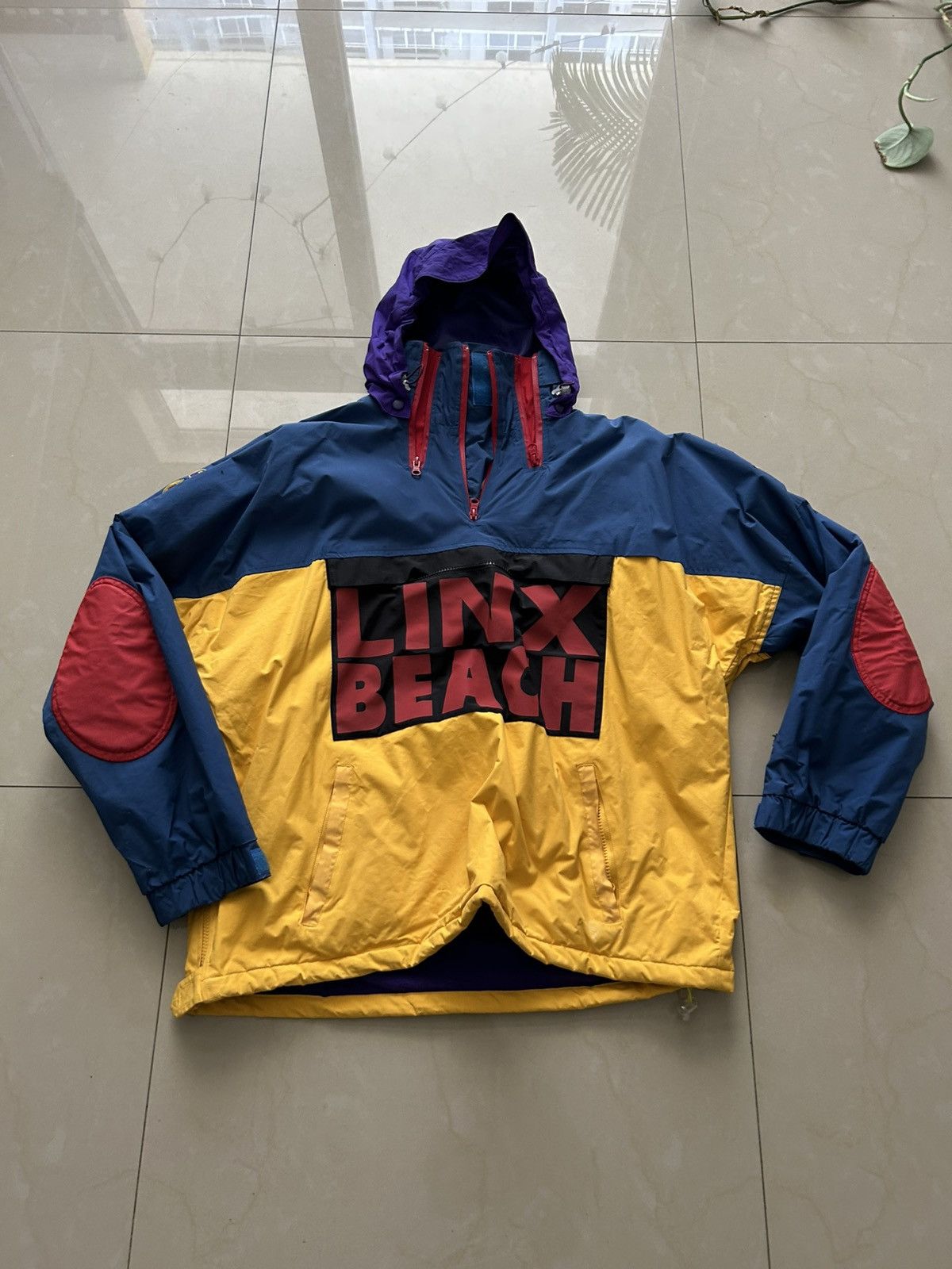 Snow beach linx beach rain coat