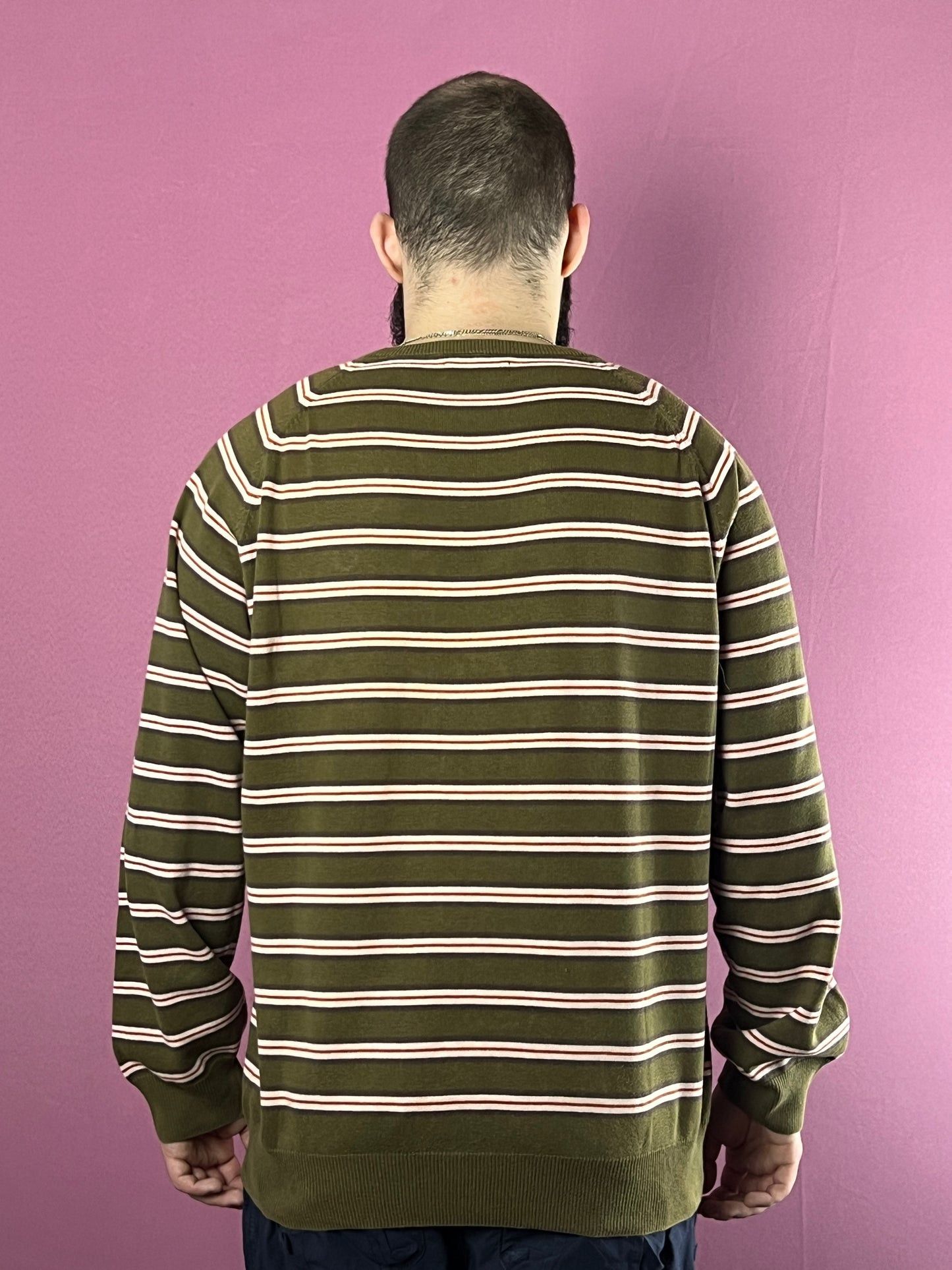 Fred Perry Fred Perry Vintage Men's Striped Sweater - XL Size US XL / EU 56 / 4 - 3 Thumbnail