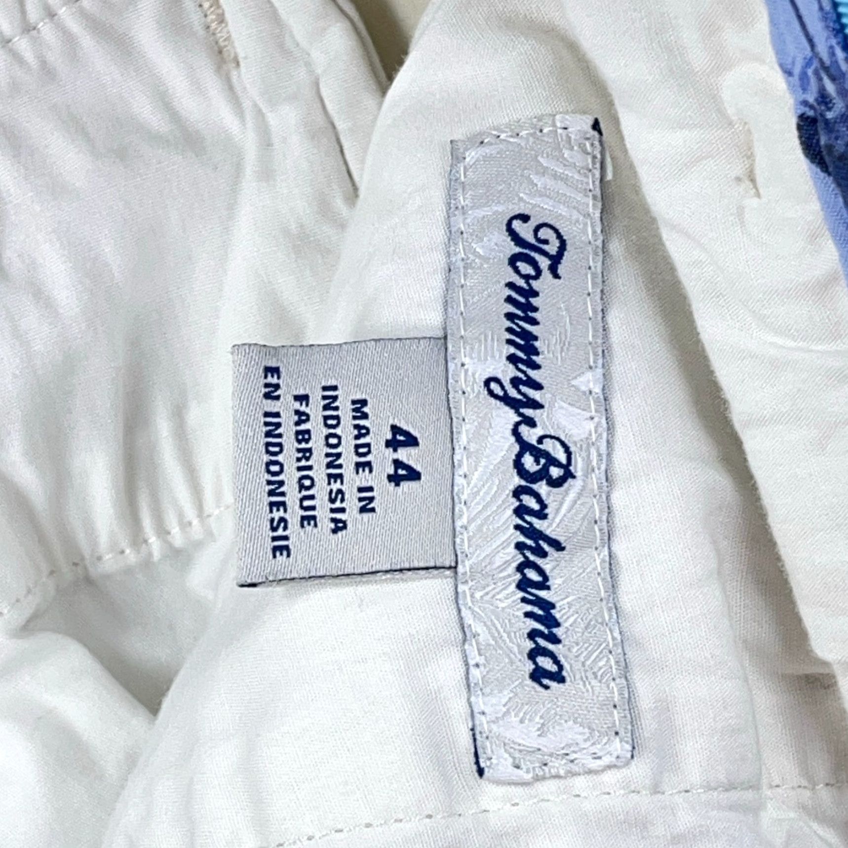 Tommy Bahama Tommy Bahama Chino Shorts Men 42 Light Blue Flat Front Stretch Cotton Tencel Pockets Logo Belt Loops 9 Inseam Casual Beach non-vintage Mens Regular Size US 42 / EU 58 - 3 Thumbnail