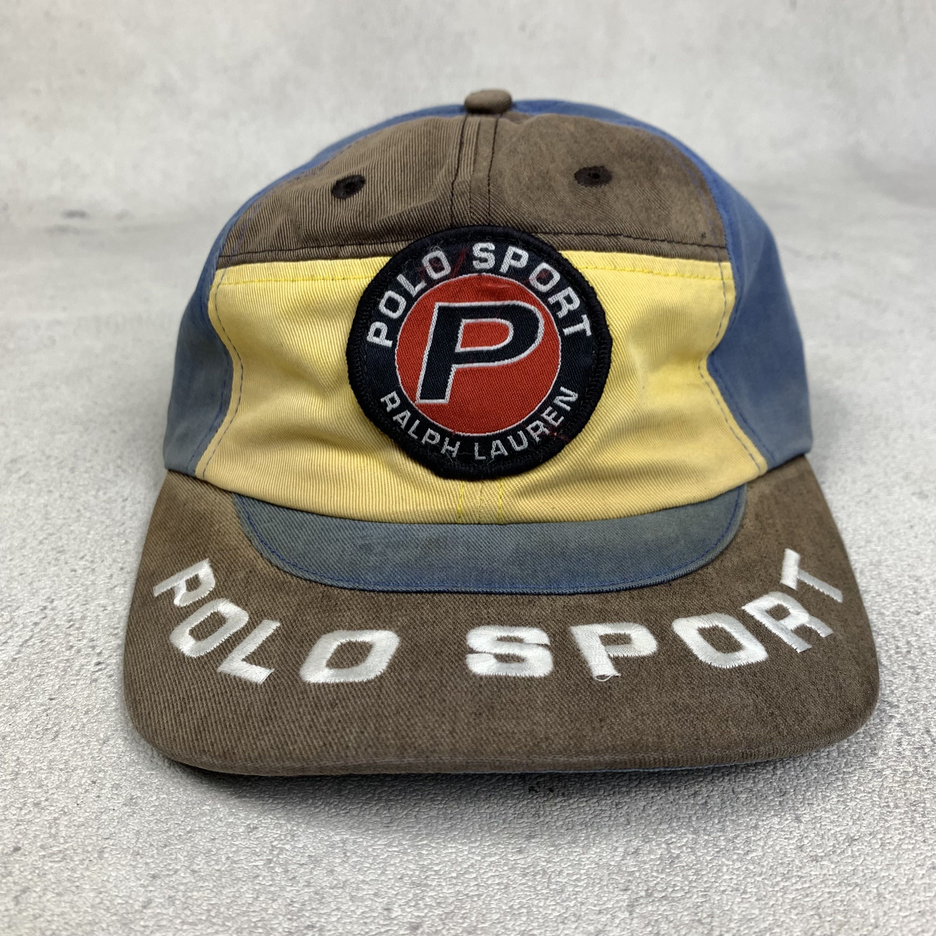 Polo Ralph Lauren Vintage Polo Sport Ralph Lauren Panel Hat Cap Size ONE SIZE - 1 Thumbnail