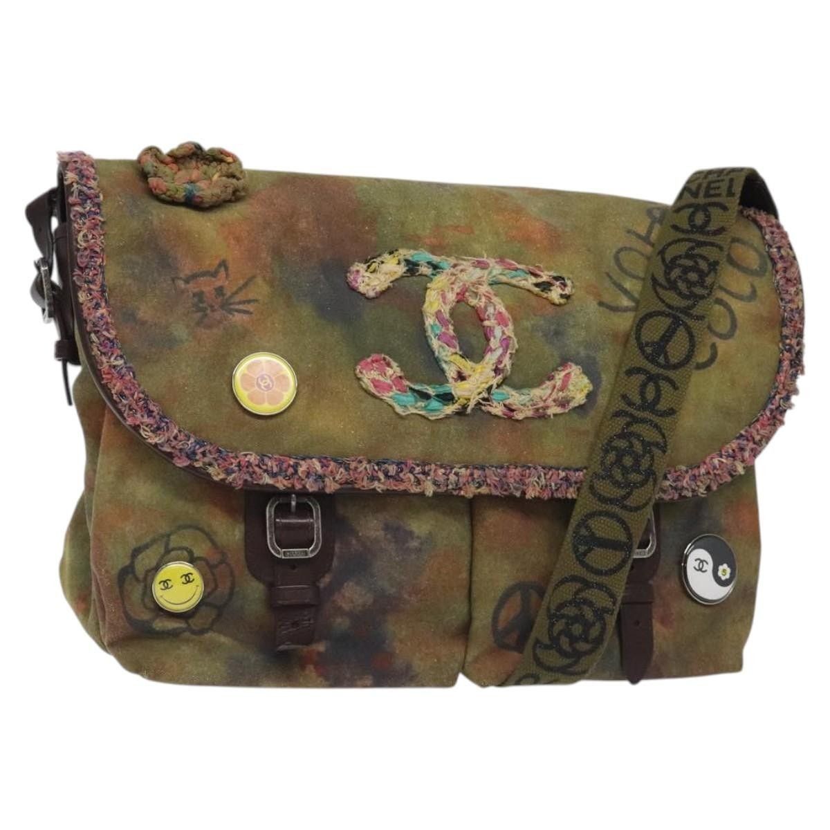 Chanel Chanel Embroidery Graffiti Shoulder Bag Size ONE SIZE - 1 Thumbnail