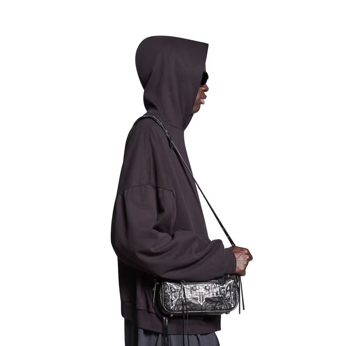 Balenciaga o1bcso1str0625 Size: OS / Le Cagole XS Flap Bag DIY Metal Size ONE SIZE - 3 Thumbnail