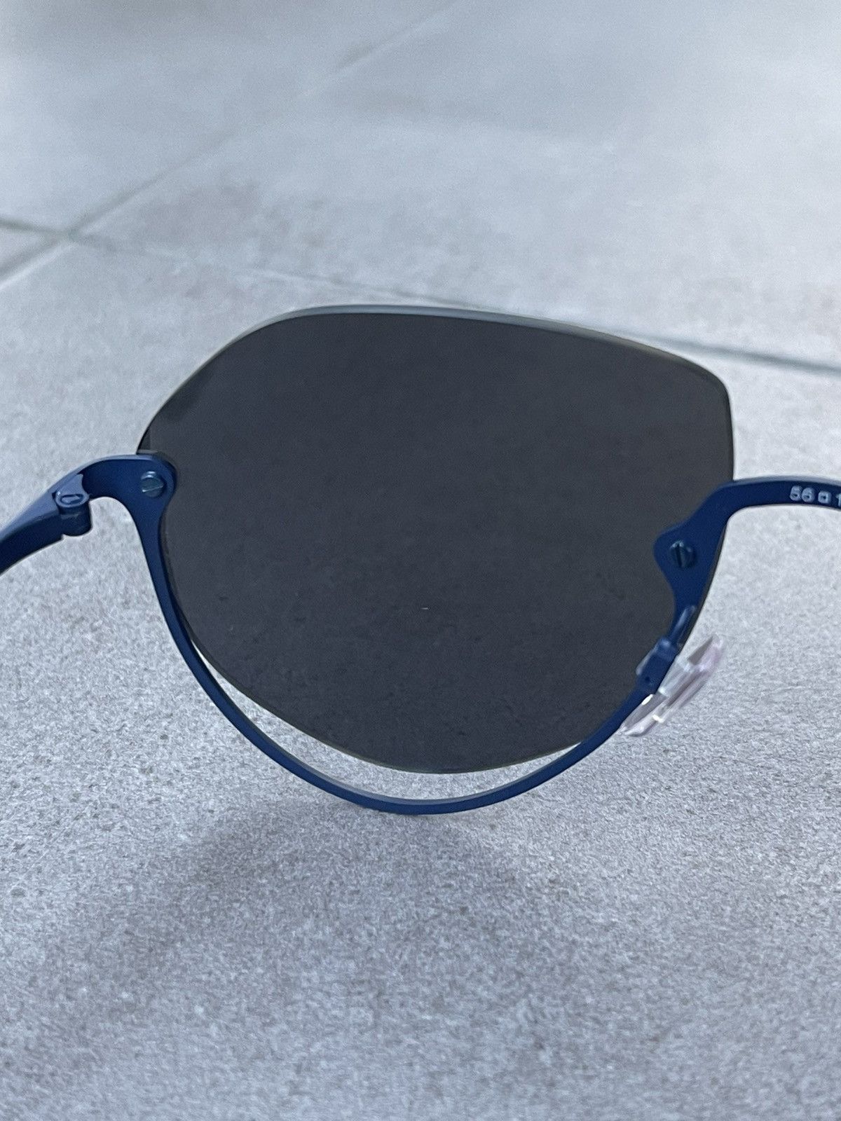 Emporio Armani Emporio Armani EA2137 3018/55 Blue Aviator Sunglasses Size ONE SIZE - 16 Thumbnail