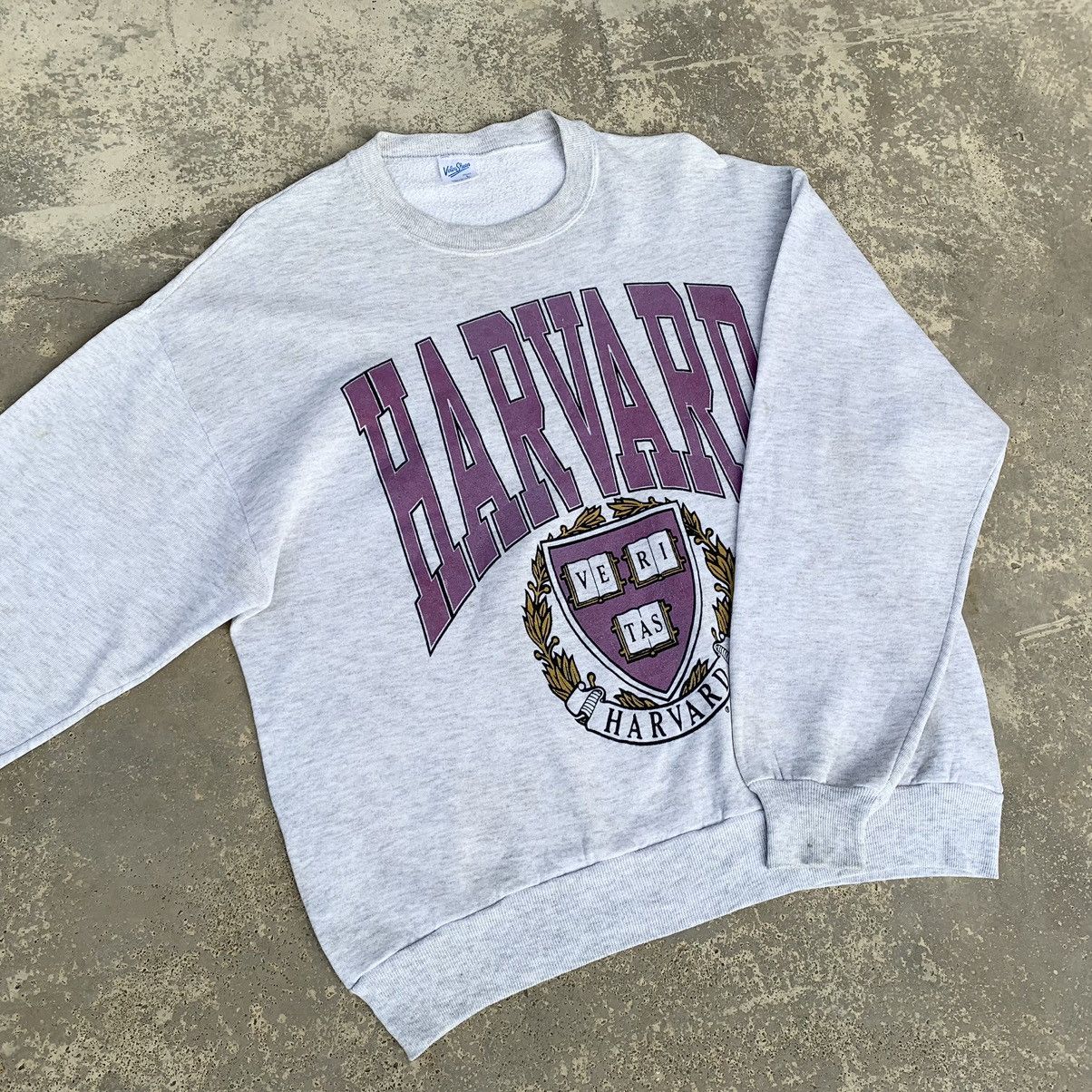 Velva Sheen Vintage 90s Velva Sheen Harvard University Sweatshirt Size US M / EU 48-50 / 2 - 2 Thumbnail