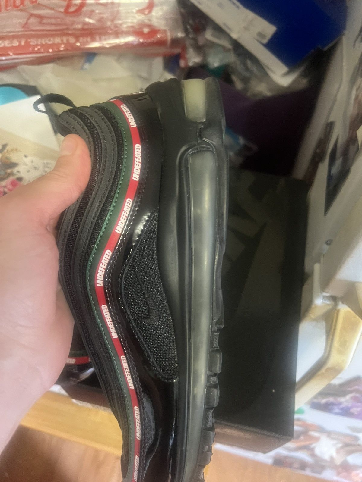 Nike Nike Undefeated x Air Max 97 OG Black Size 10.5 AJ1986 001 Size US 10.5 / EU 43-44 - 10 Thumbnail
