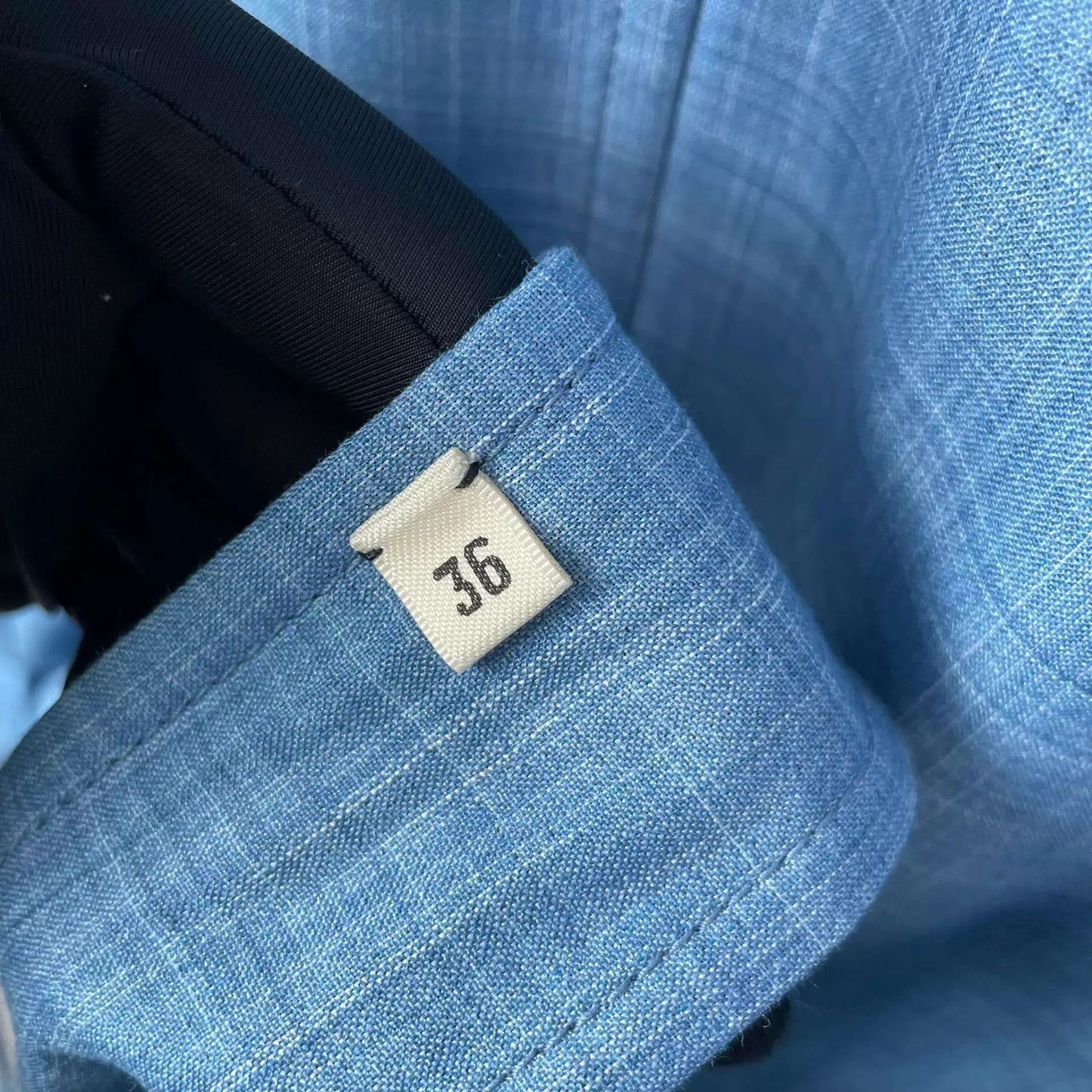 Hermes Hermès Blue Suit Jkt Robe 36/S Size XS / US 0-2 / IT 36-38 - 6 Thumbnail