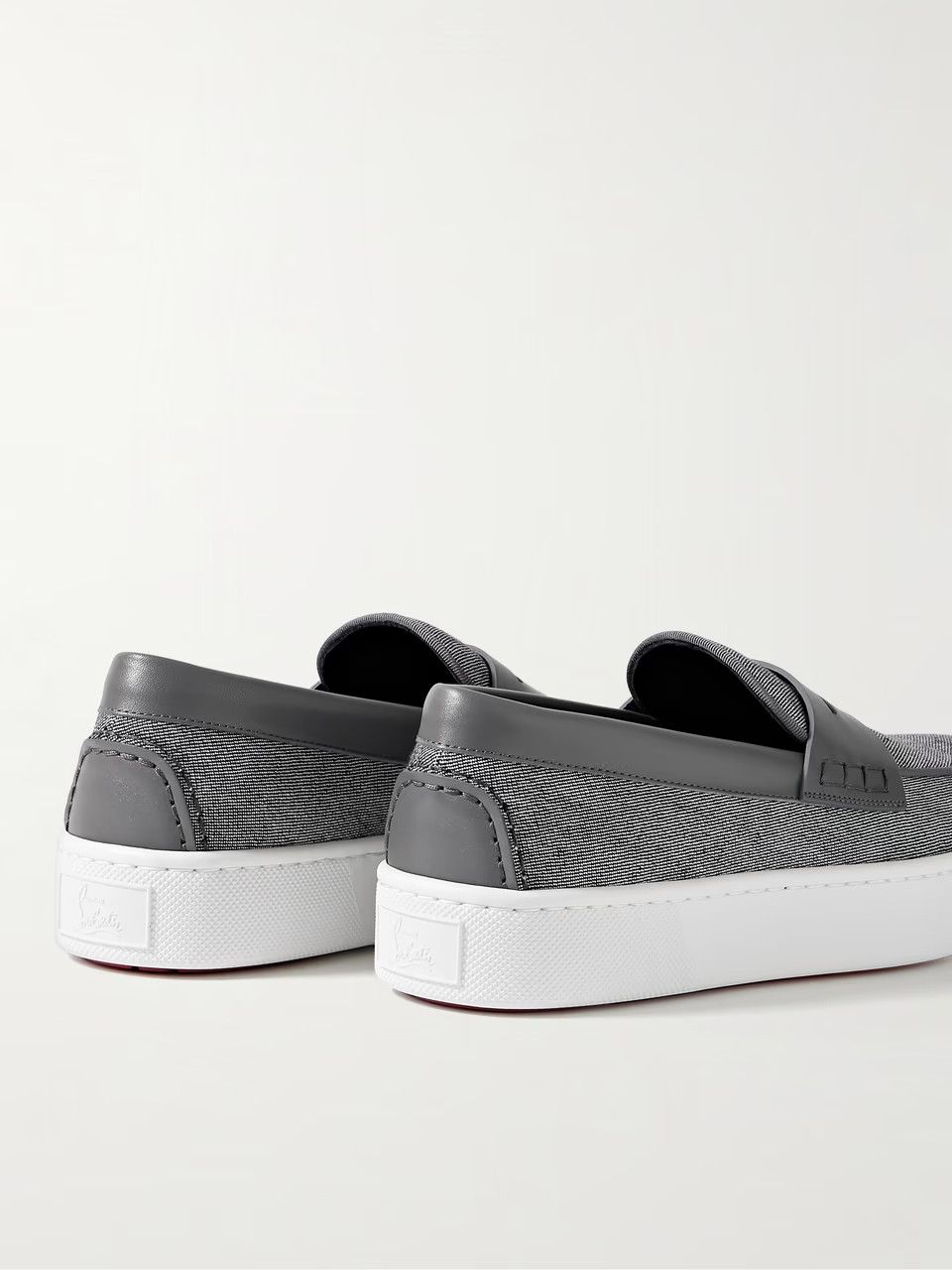 Christian Louboutin o1w1db10725 Loafers in Grey Size US 11 / EU 44 - 3 Thumbnail