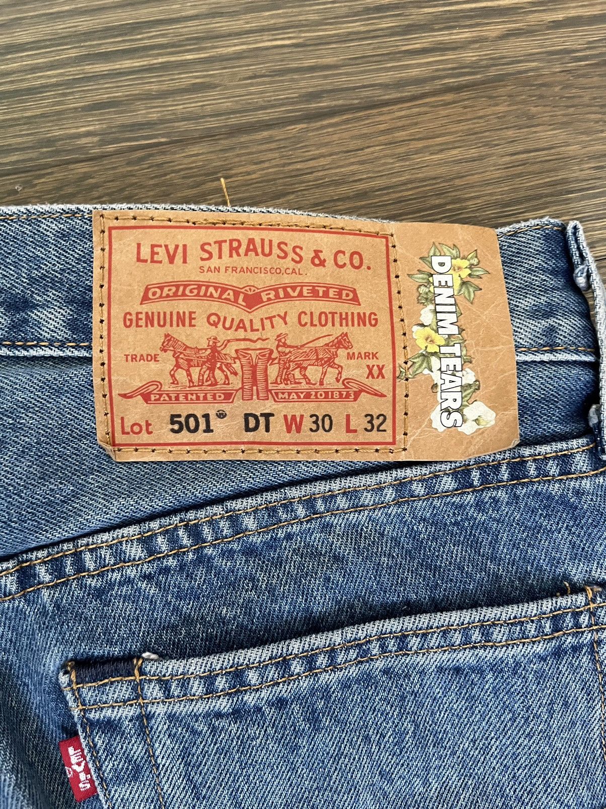 DENIM TEARS × Levi's Denim tears Pants Size US 30 / EU 46 - 4 Thumbnail