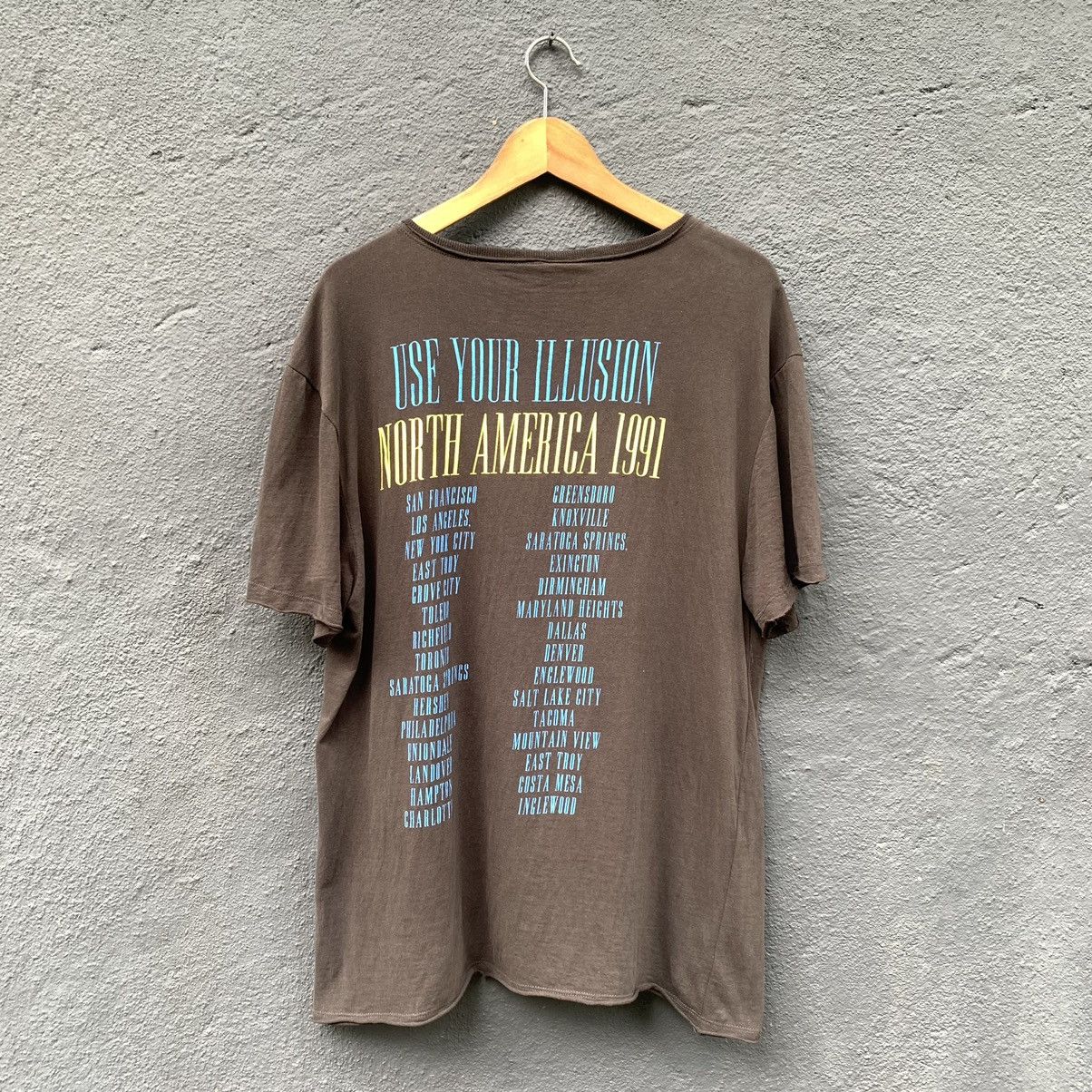 Band Tees Thrashed faded guns & roses tour tee Size US L / EU 52-54 / 3 - 3 Thumbnail