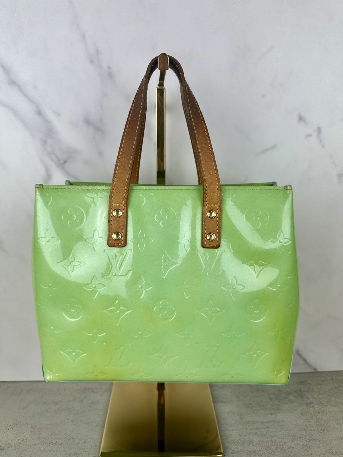 Louis Vuitton Louis Vuitton Green Vernis Reade PM Size ONE SIZE - 1 Thumbnail
