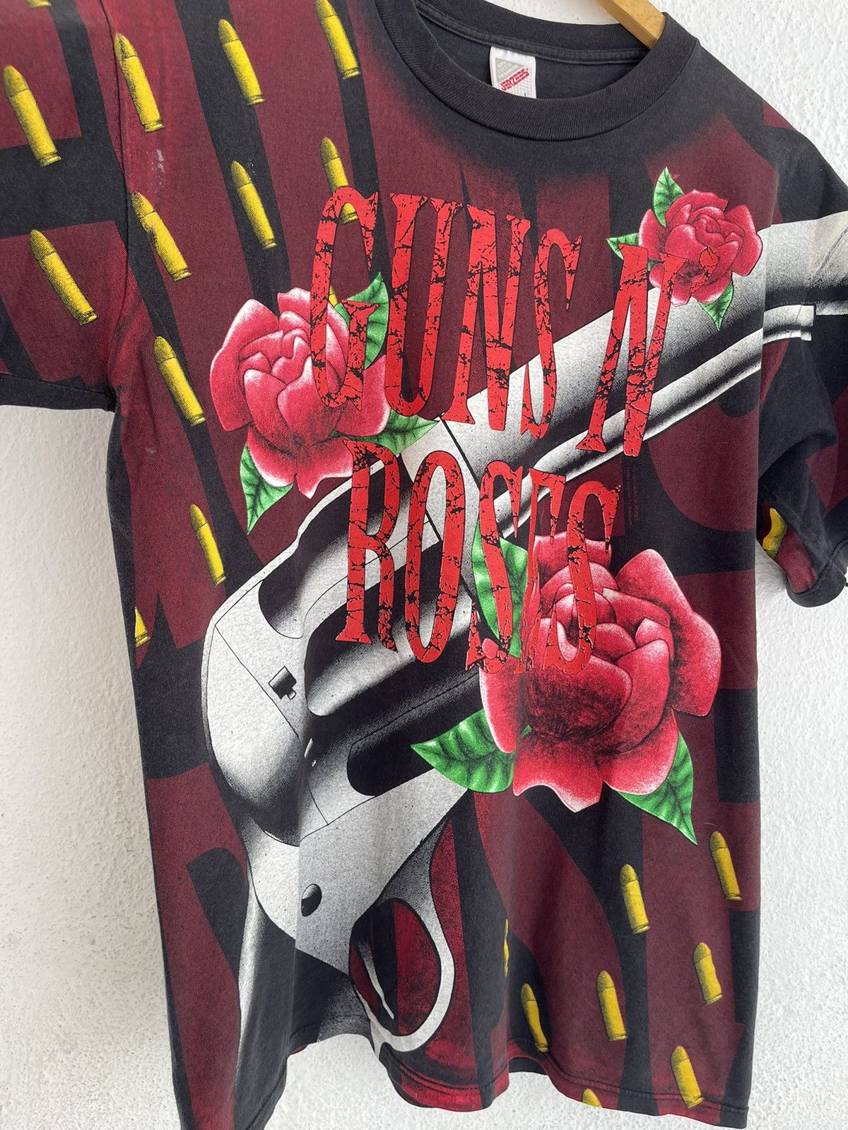 Band Tees × Vintage 1993 Vintage Guns N Roses All Over Print Size US L / EU 52-54 / 3 - 3 Thumbnail