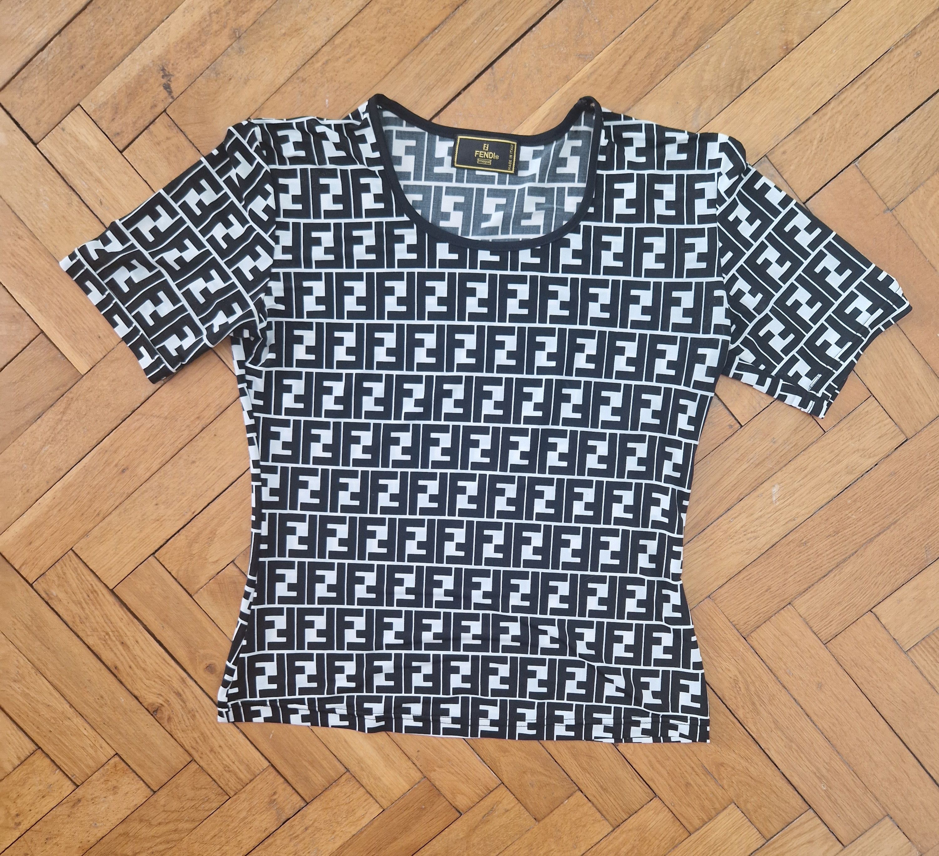 Fendi vintage zucca monogram top
