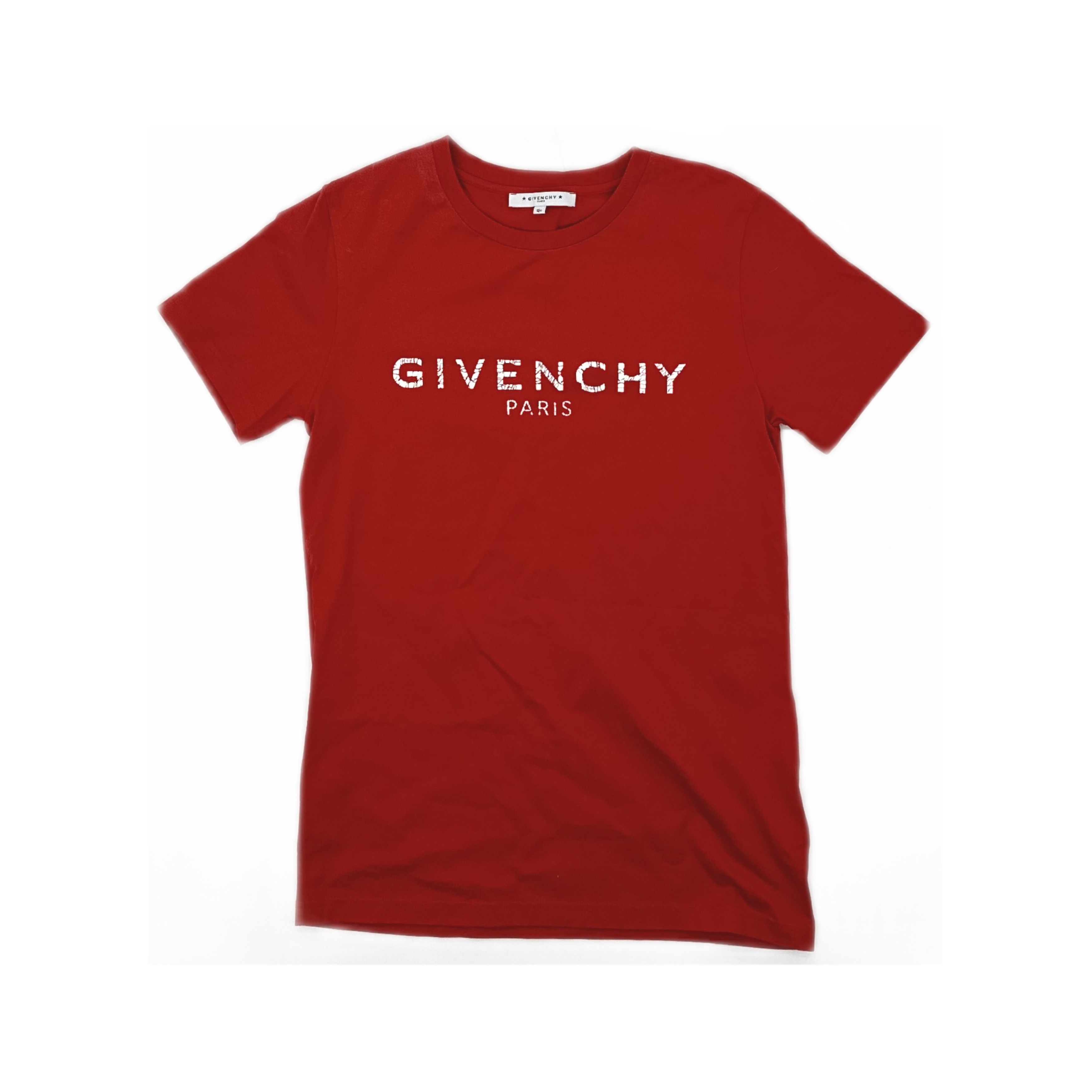 Givenchy Givenchy Logo Red T-Shirt Size XS Size US XS / EU 42 / 0 - 1 Thumbnail