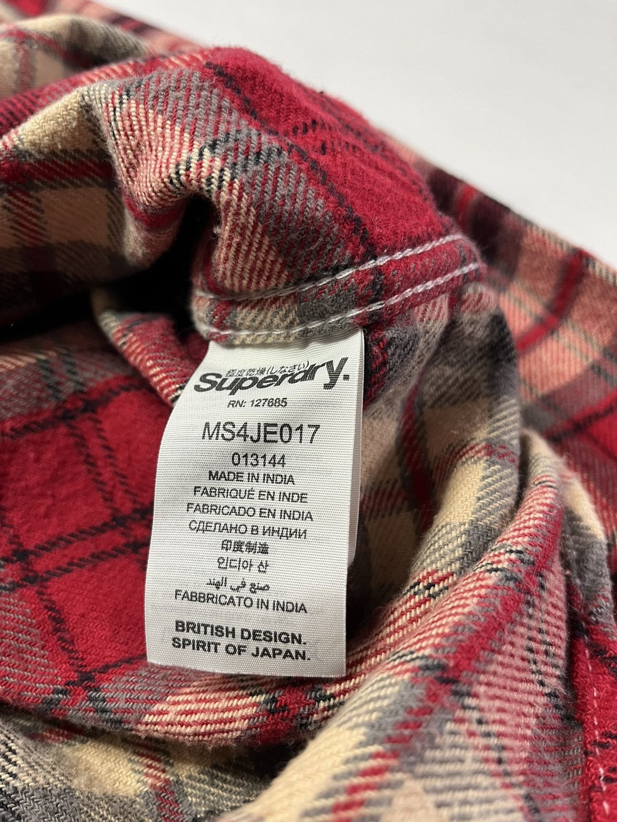 Flannel × Superdry Superdry Premium Flannel by vintage shirt button up Size US L / EU 52-54 / 3 - 11 Thumbnail