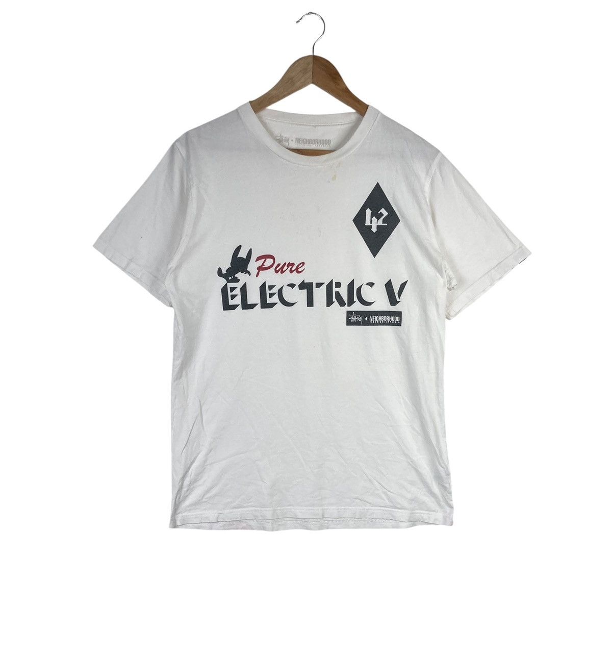 Neighborhood × Stussy Stussy X Neighborhood Japan Pure Electric V T-Shirt Size US M / EU 48-50 / 2 - 1 Thumbnail
