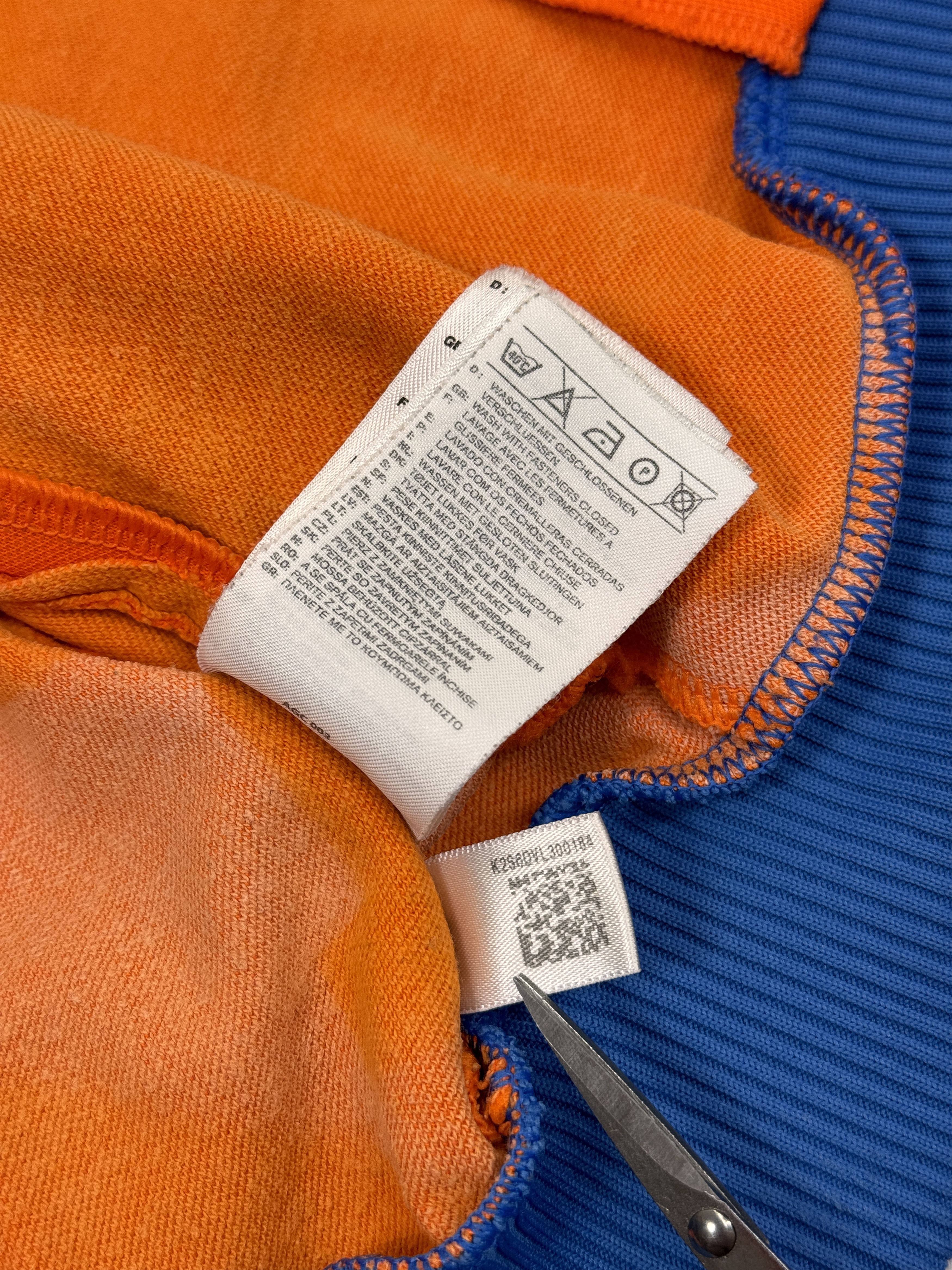 Adidas × Vintage Y2K Adidas Track Jacket Oragne & Blue