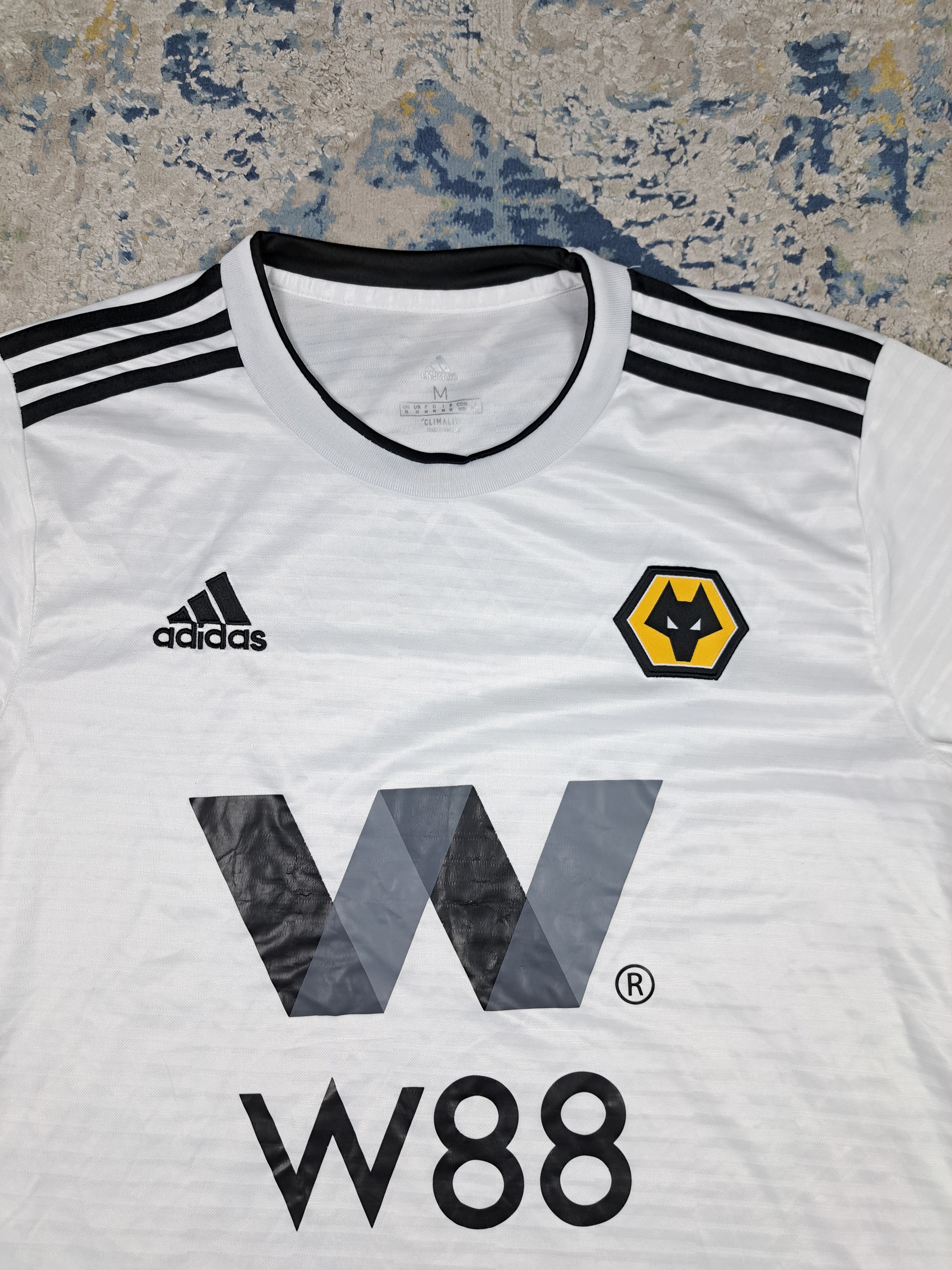 Adidas Wolves 2019 Kit Wolverhampton Wanderers Jersey Blokecore Size US M / EU 48-50 / 2 - 2 Thumbnail