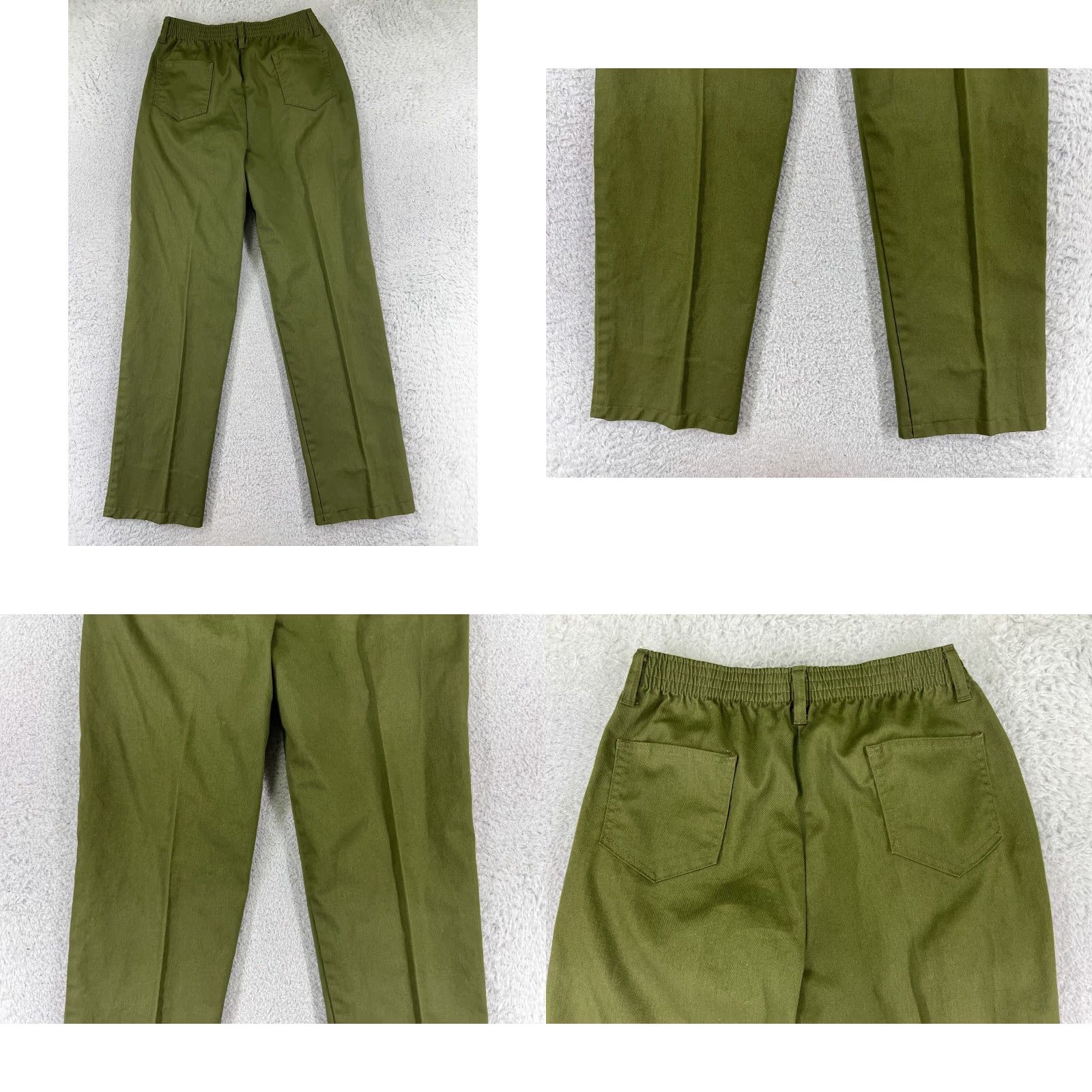 Vintage Boy Scouts Pants Adult 25 Green Twill Elastic Waist 25x29 Mens Regular Read Size US 26 / EU 42 - 9 Thumbnail