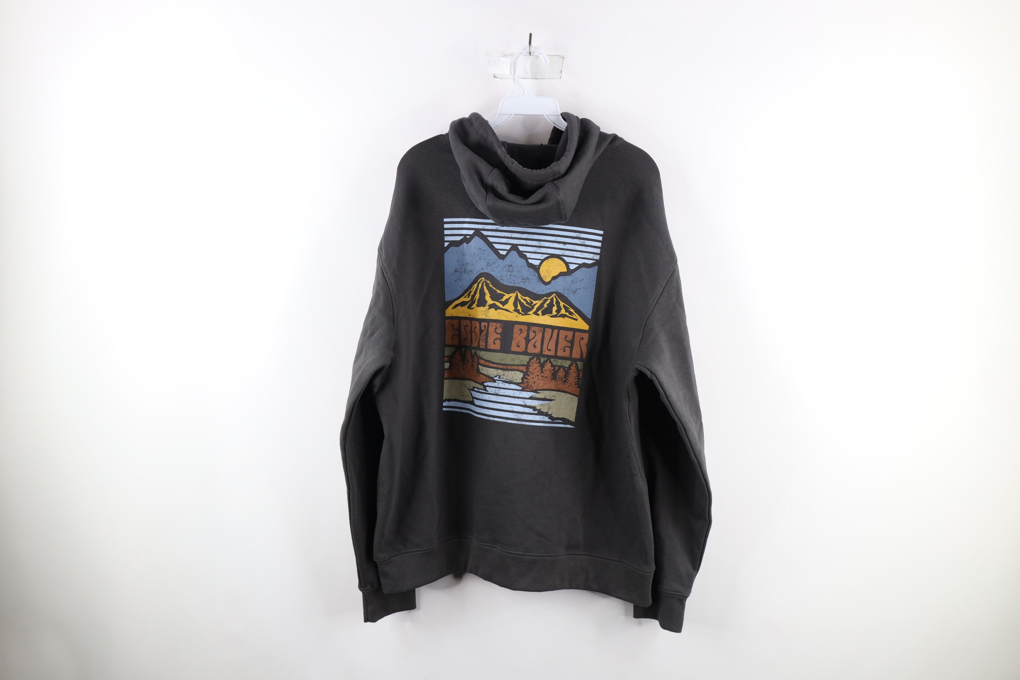 Eddie Bauer Eddie Bauer Out Mountains Hoodie Sweatshirt Charcoal Gray Size US L / EU 52-54 / 3 - 10 Thumbnail