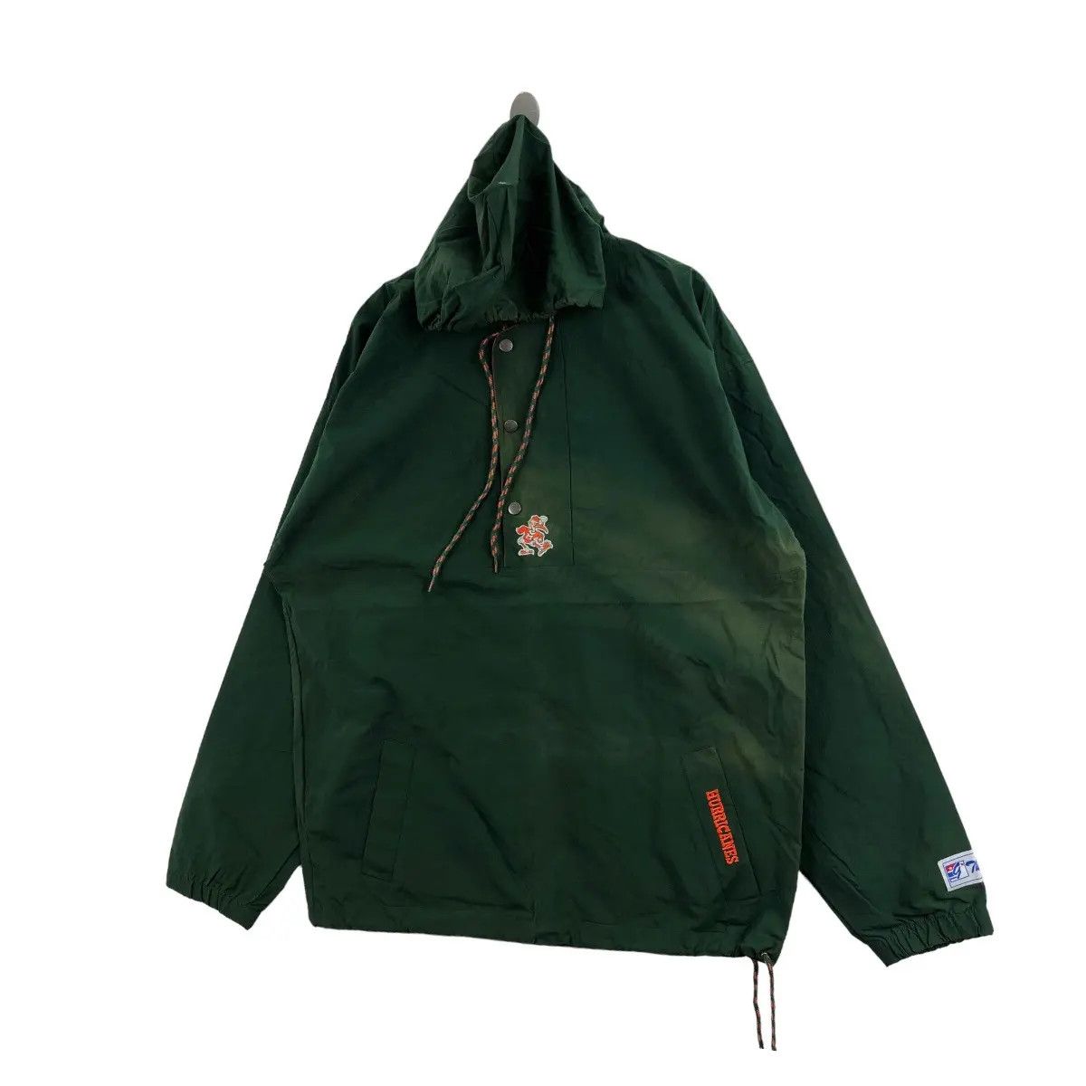 NFL Vtg MIAMI HURRICANES NFL Sebastian Ibis Sun Faded Jacket Size US XL / EU 56 / 4 - 6 Thumbnail