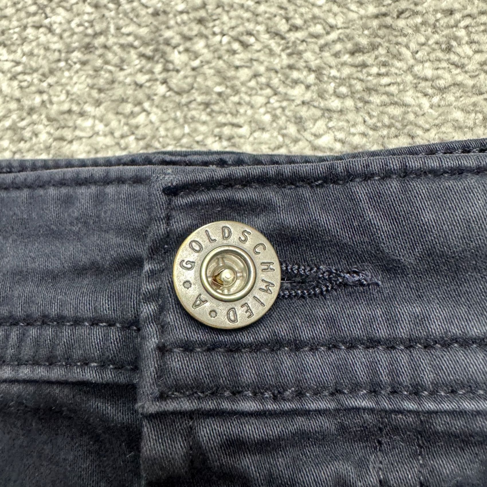 Vintage AG Adriano Goldschmied The Everett Slim Straight Chino Pants Mens 38x32 Blue Size US 38 / EU 54 - 3 Thumbnail