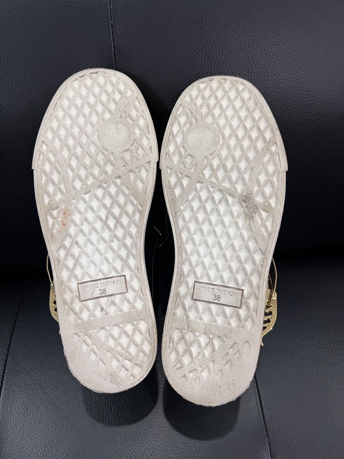 Giuseppe Zanotti Giuseppe Zanotti GZ Double Buckle High-Top Sneakers Size US 8 / IT 38 - 13 Thumbnail